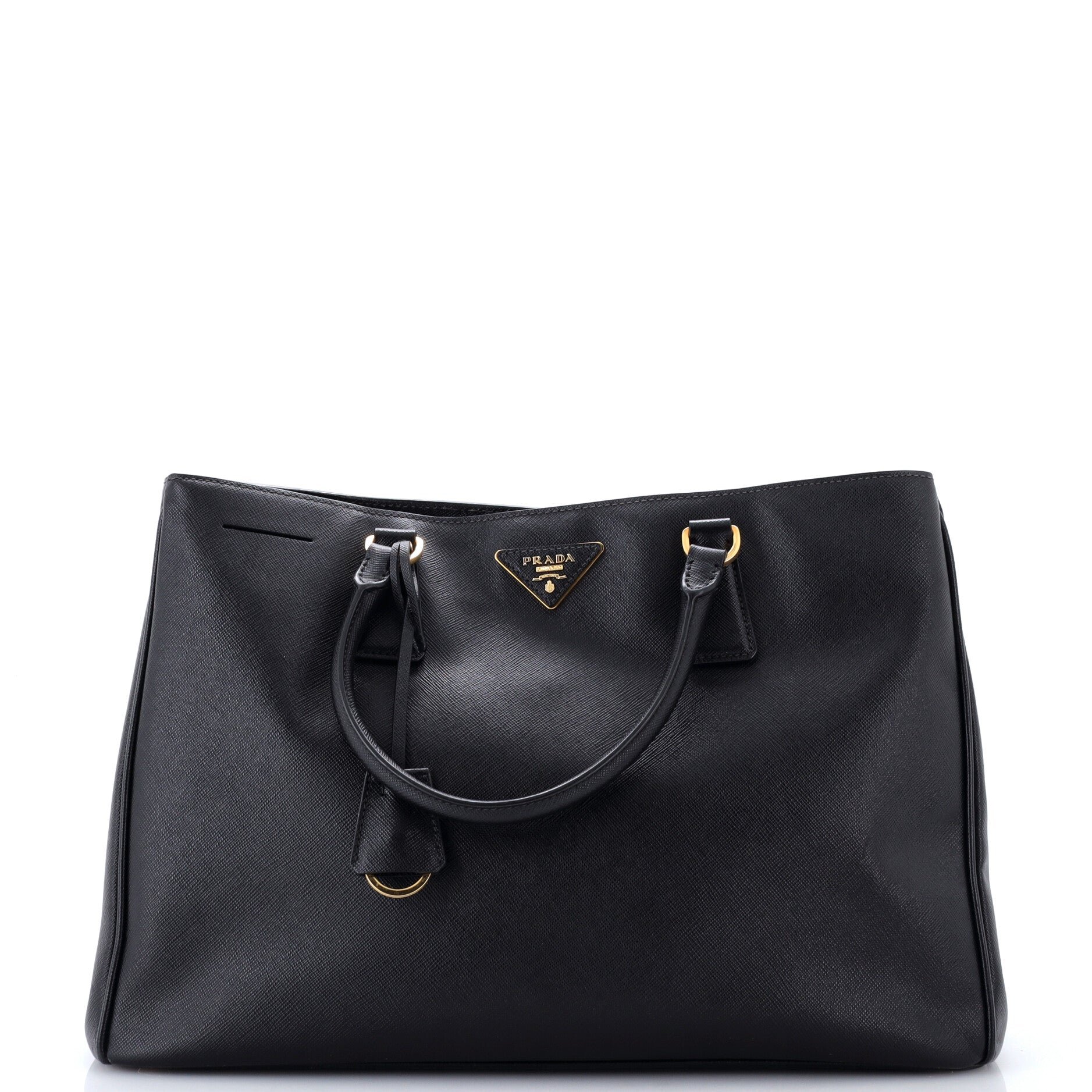 Lux Open Tote Saffiano Leather Large