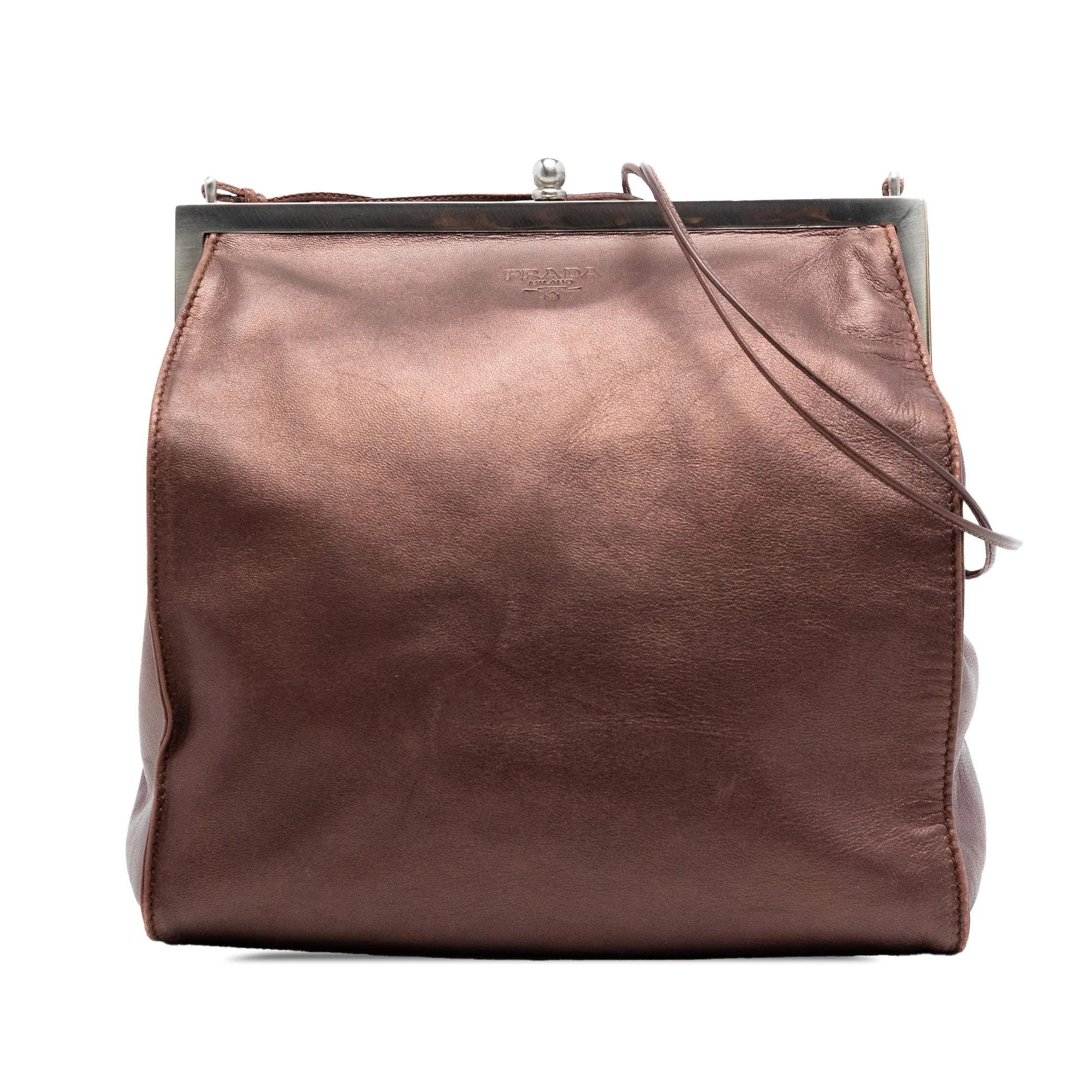 Leather crossbody bag