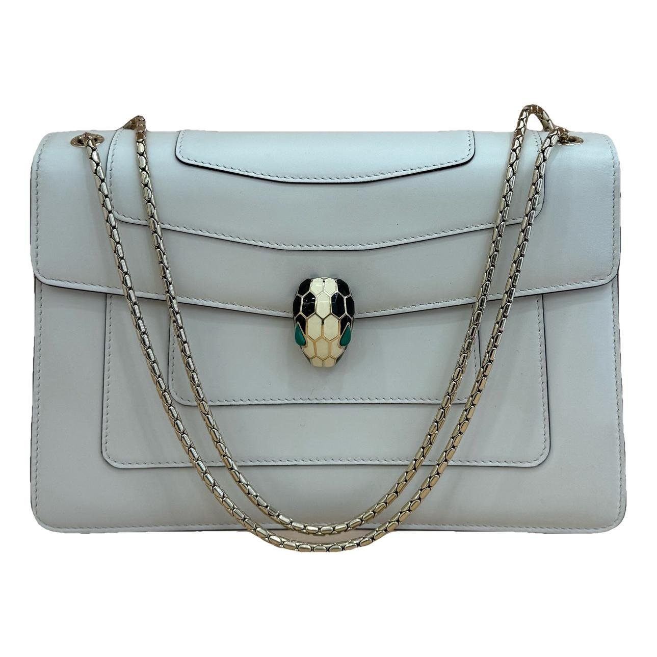 Bvlgari Serpenti leather handbag