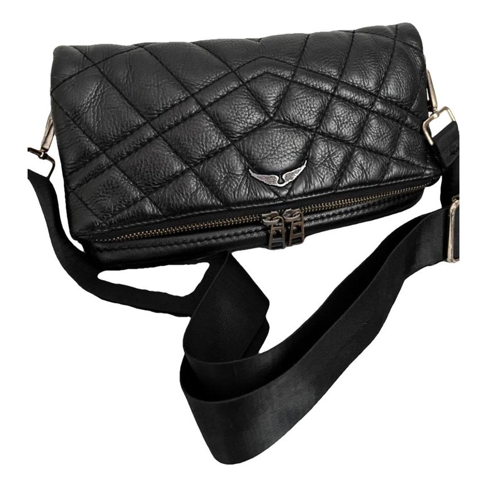 Rock leather crossbody bag