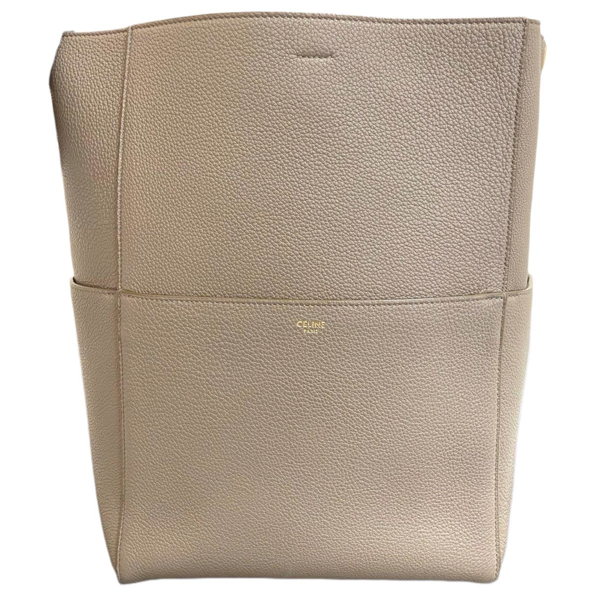 Seau Sangle leather handbag