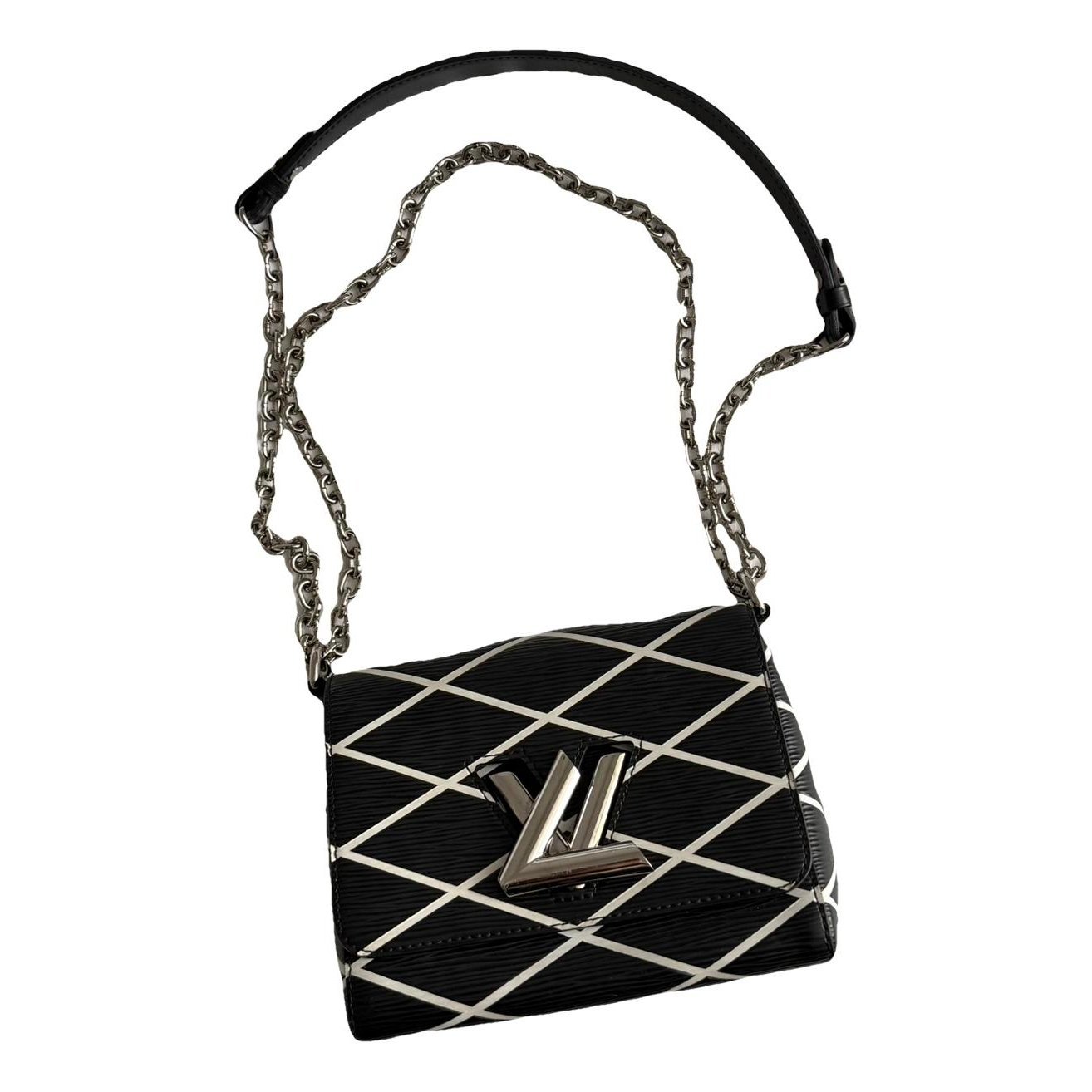 Twist leather crossbody bag