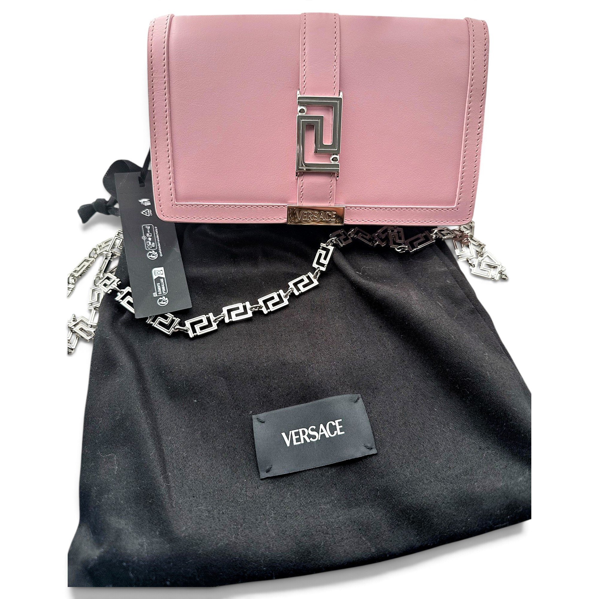 Greca Goddess leather handbag