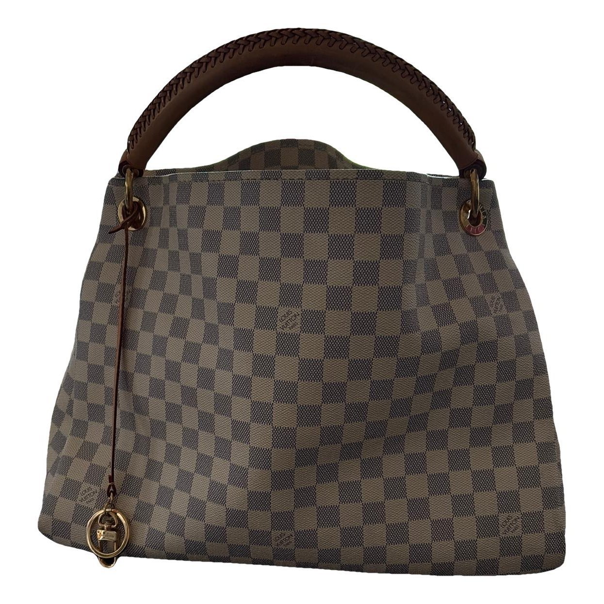 Artsy leather handbag