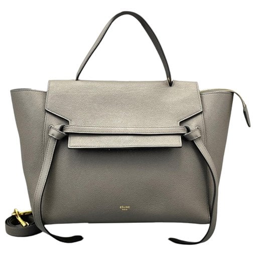 Belt leather handbag