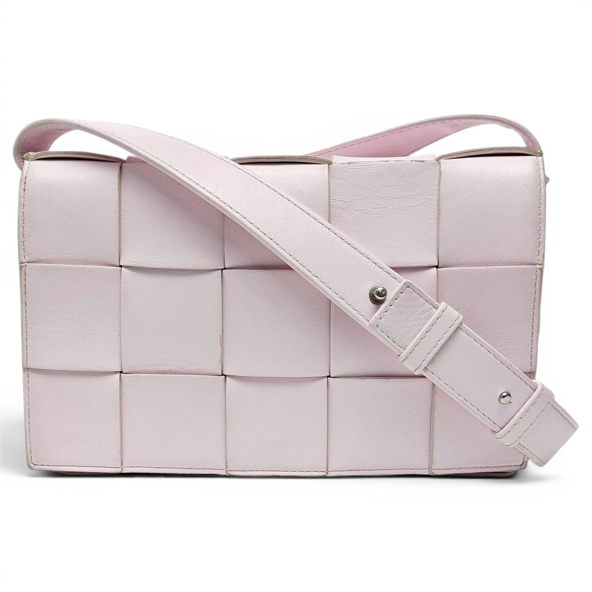 Cassette leather crossbody bag