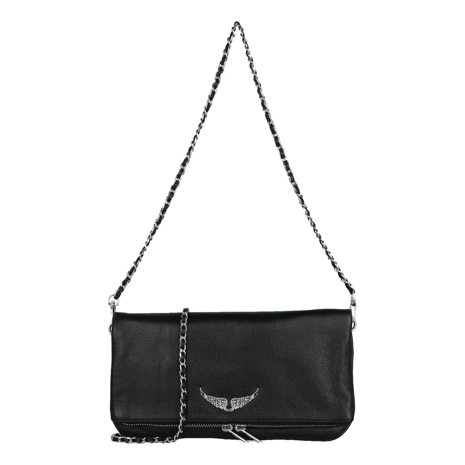 Rock leather crossbody bag