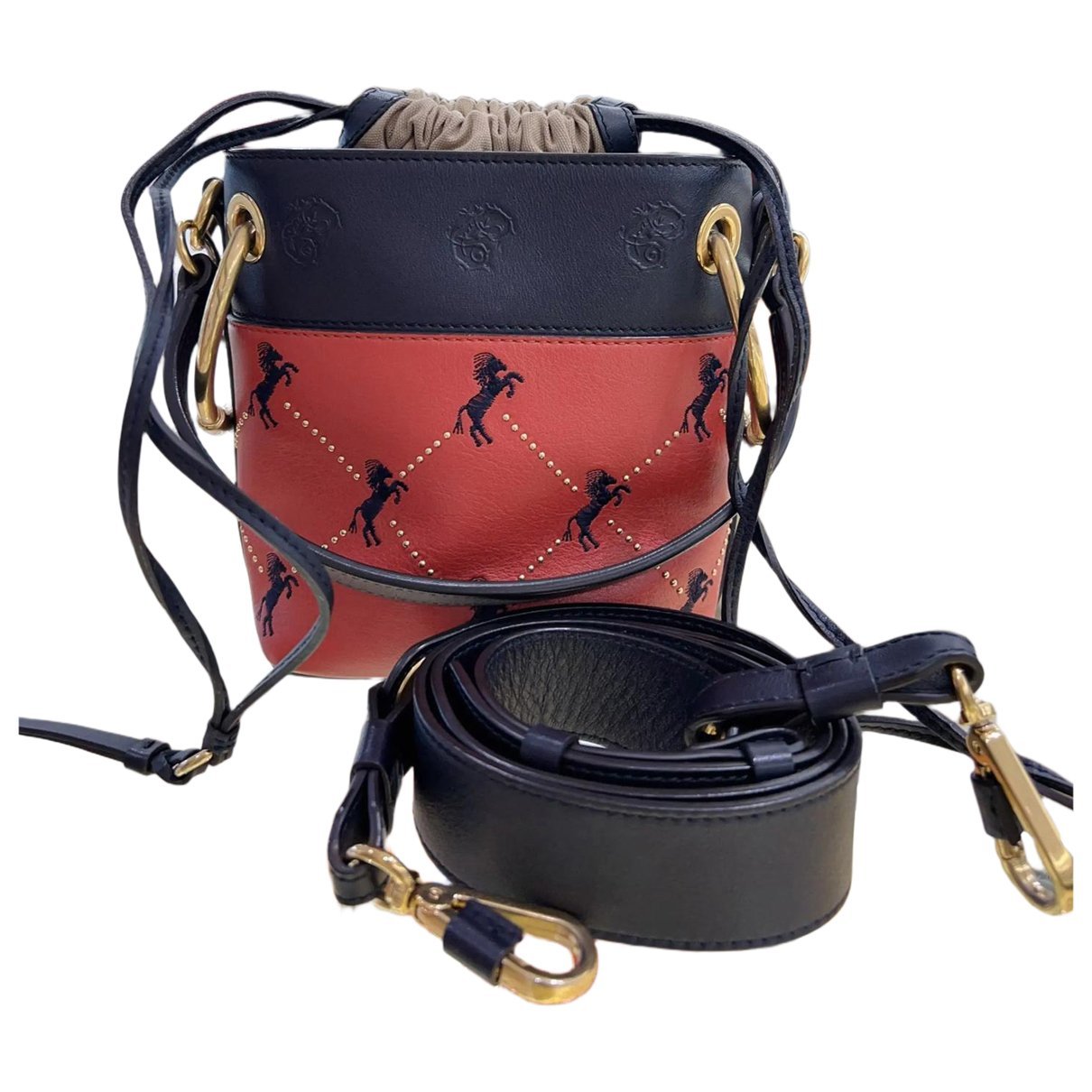 Aby Lock leather handbag