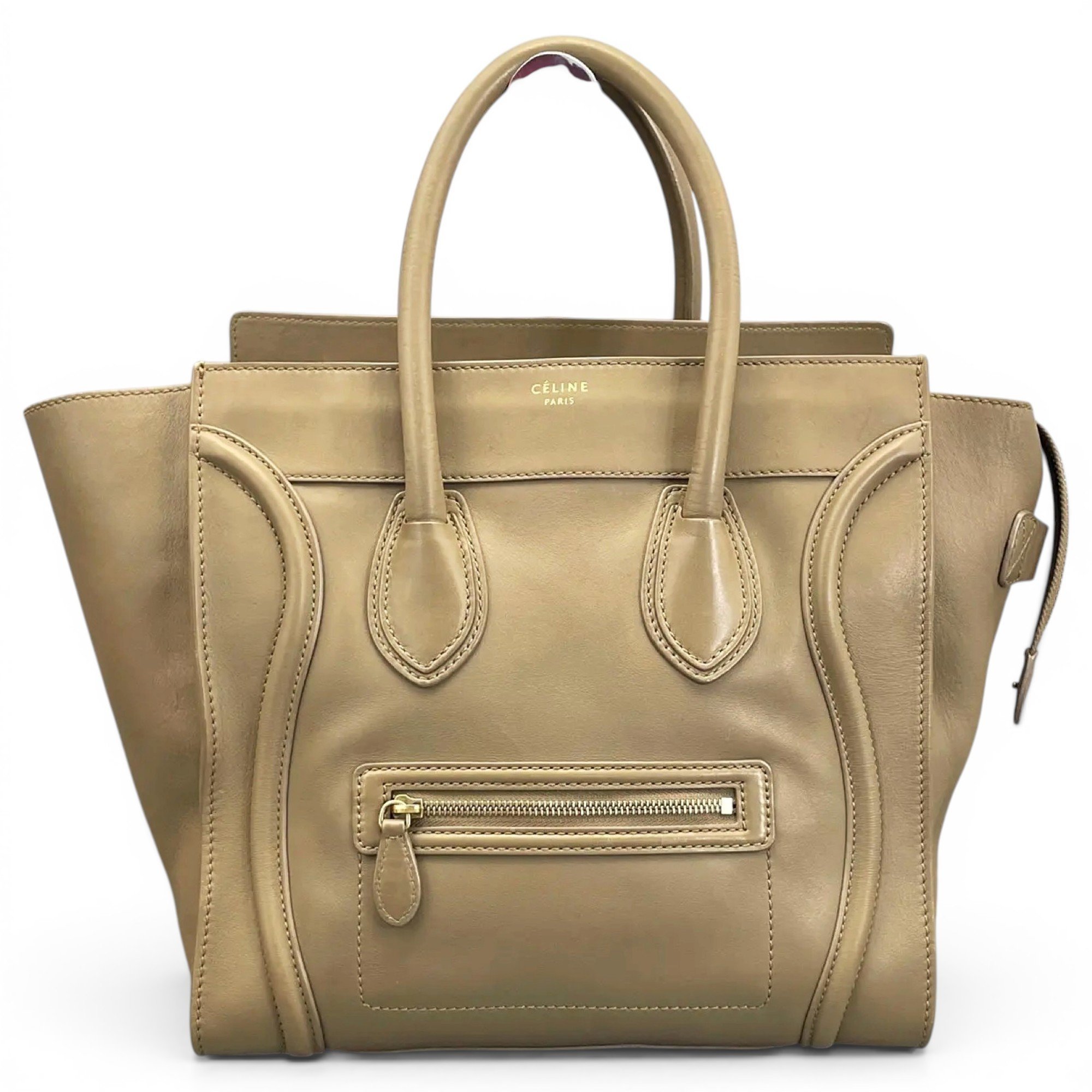 Luggage leather handbag
