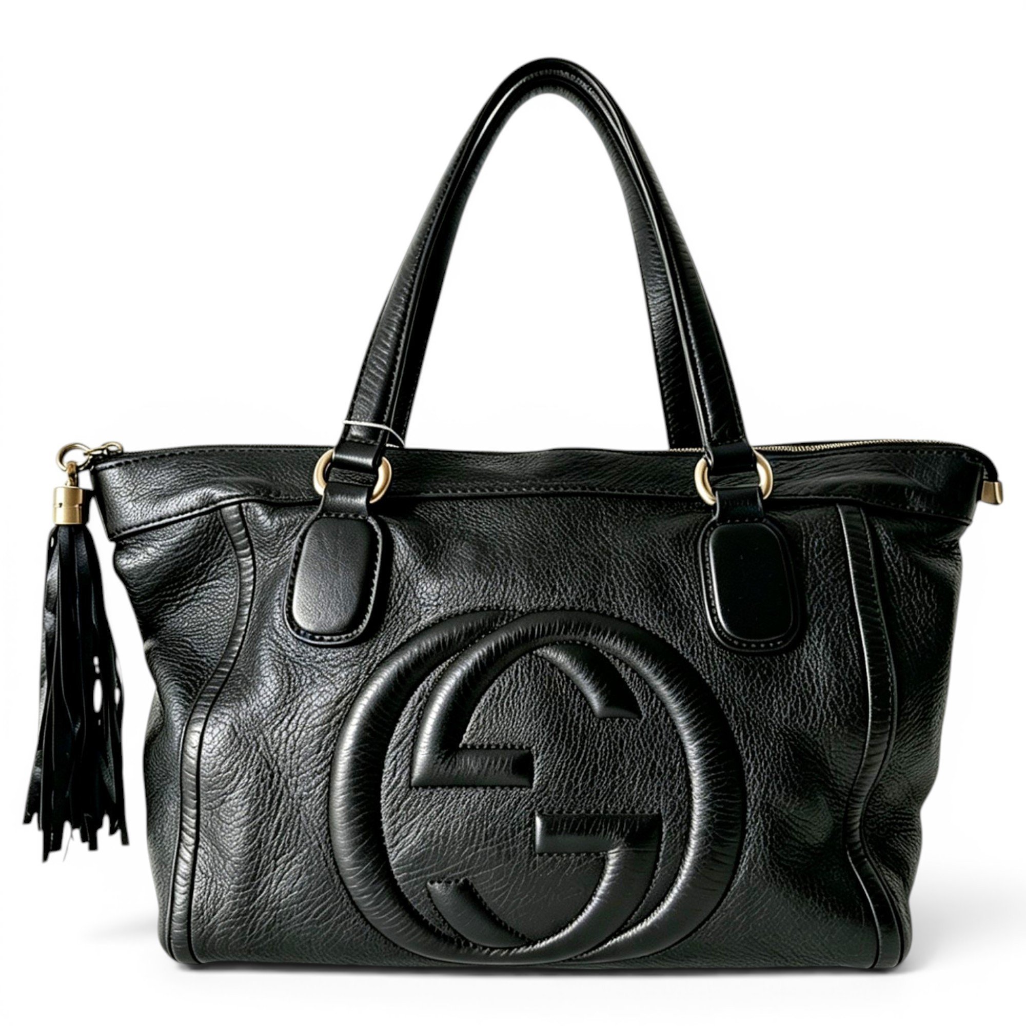 Soho Top Handle leather handbag