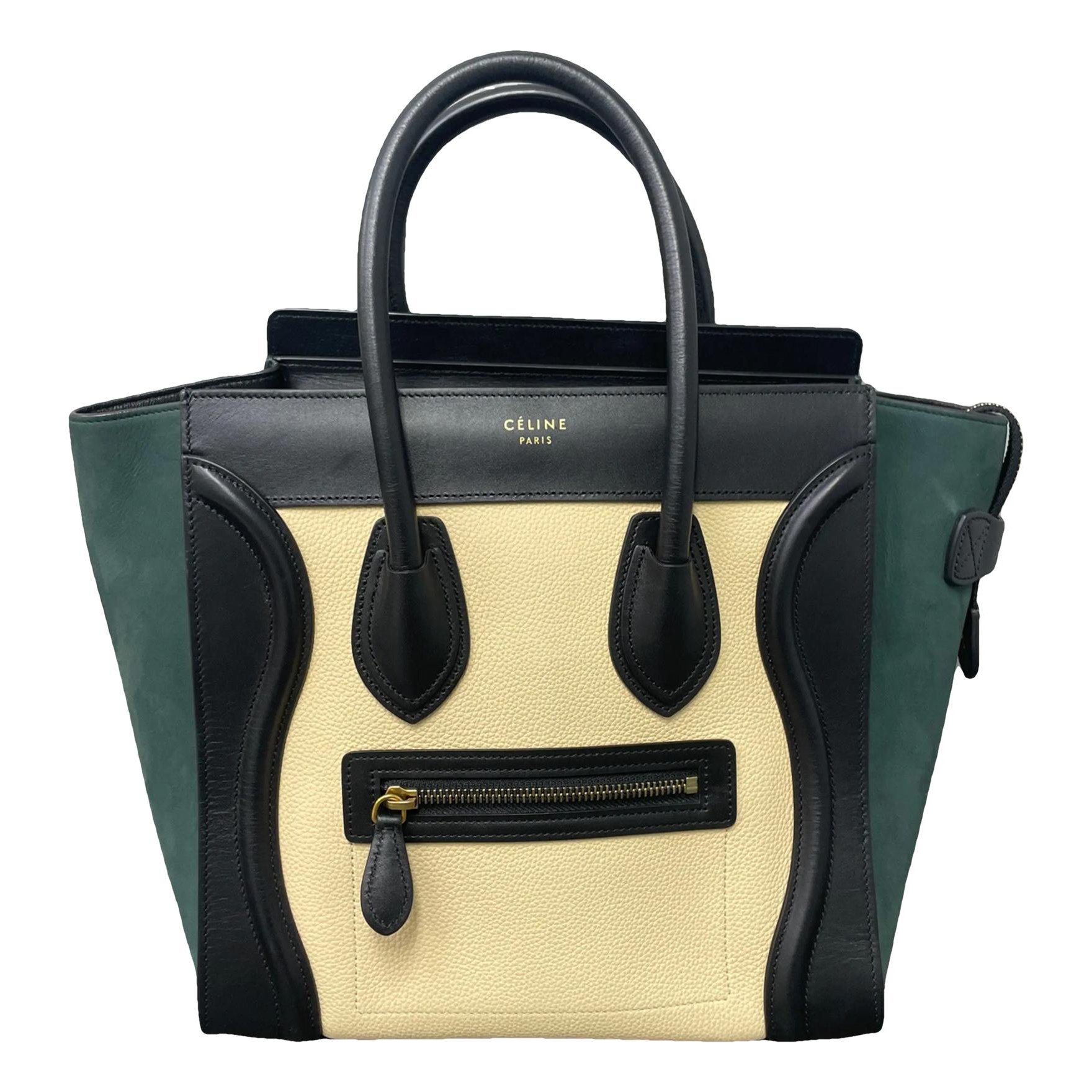 Luggage leather handbag