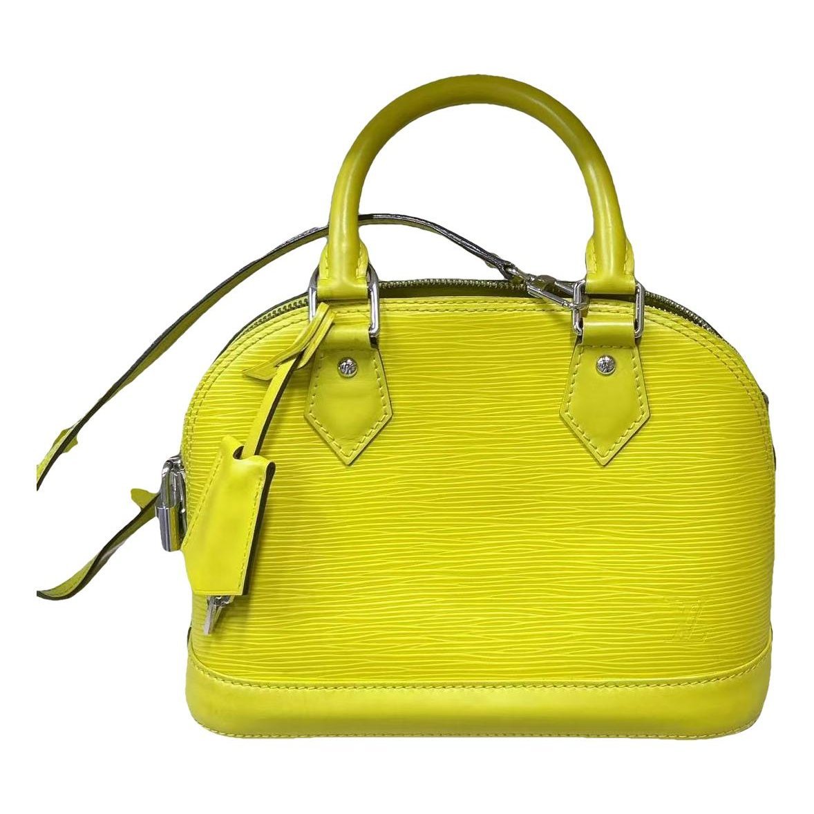 Louis Vuitton Alma BB leather handbag
