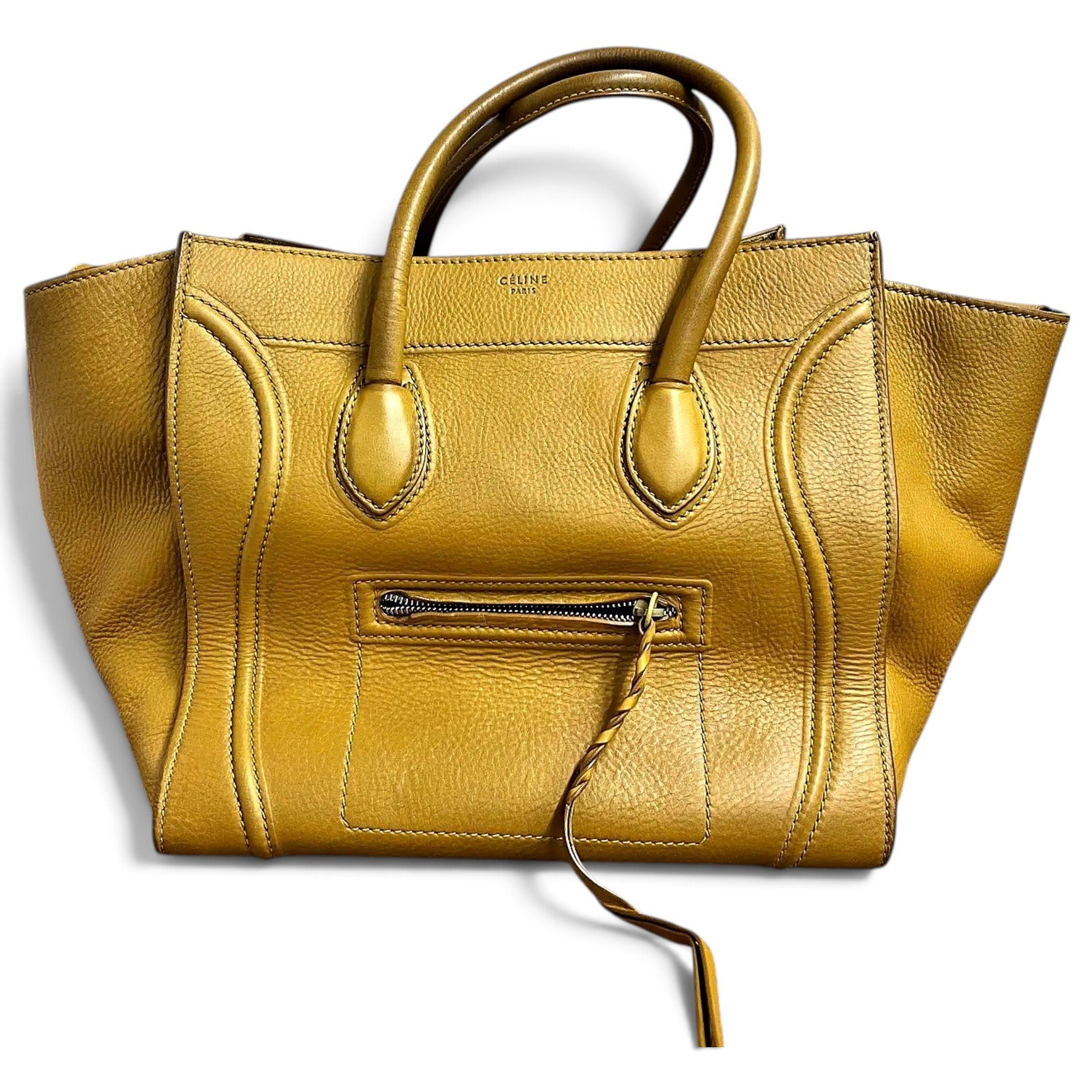 Luggage leather handbag