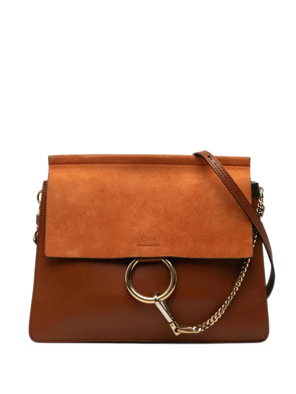 2017 Medium Calfskin and Suede Faye crossbody bag