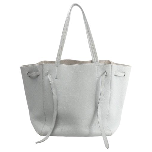 Cabas leather handbag