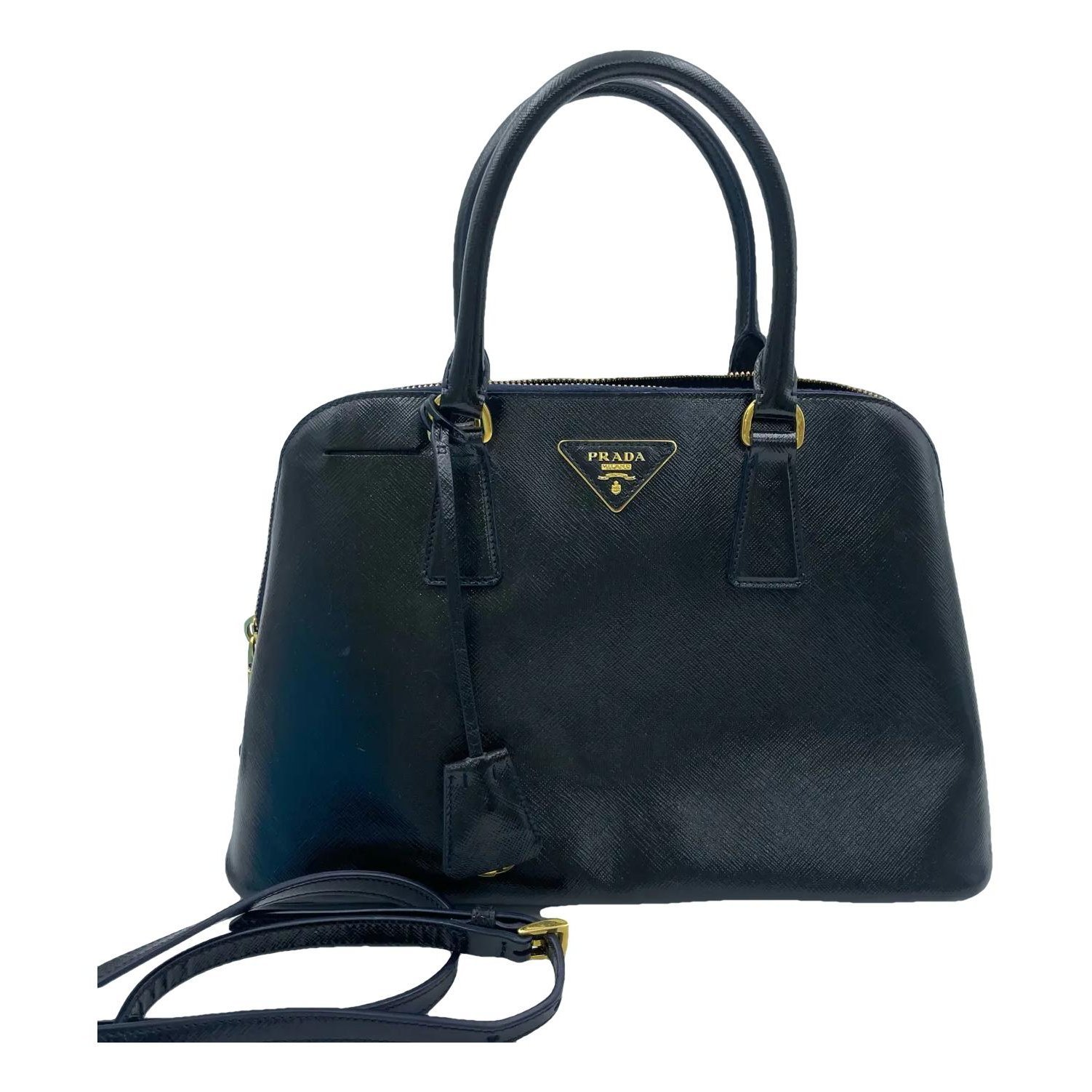 Promenade leather handbag