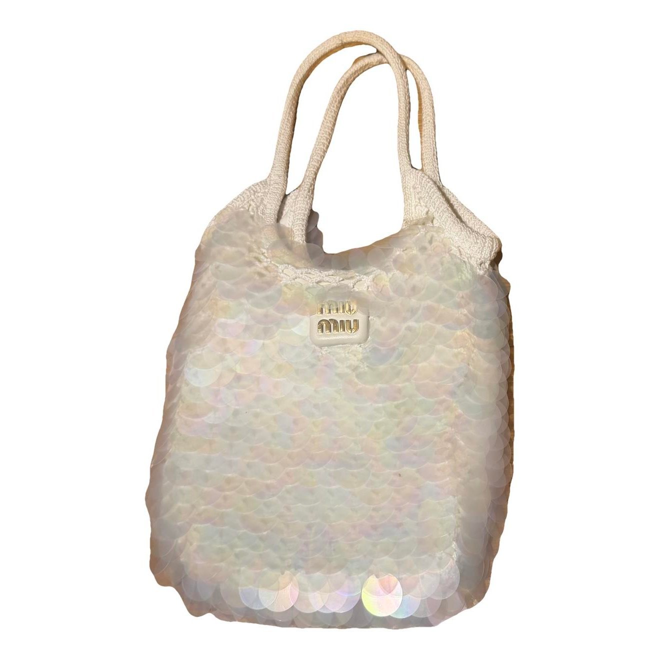 Glitter clutch bag