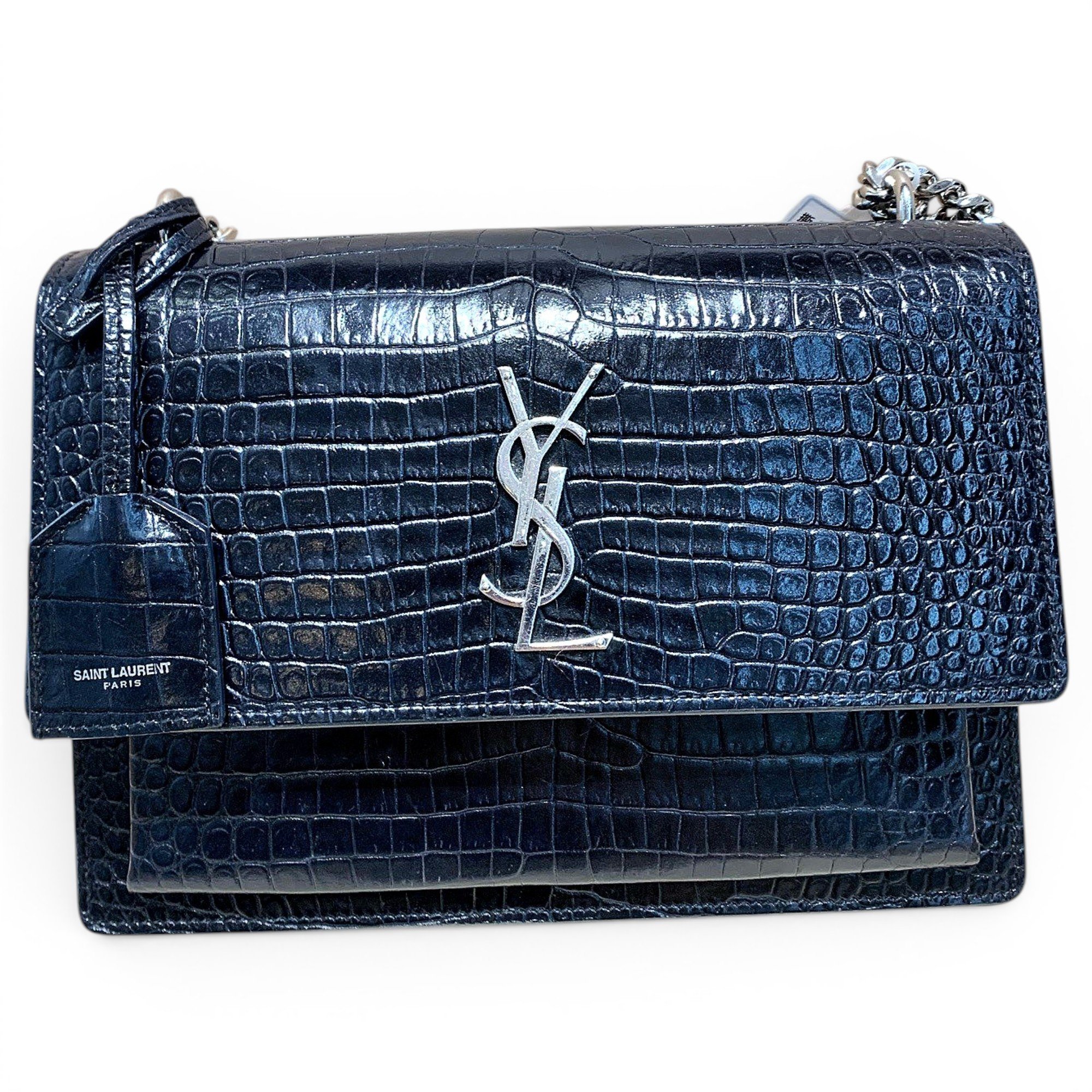 Sunset leather handbag