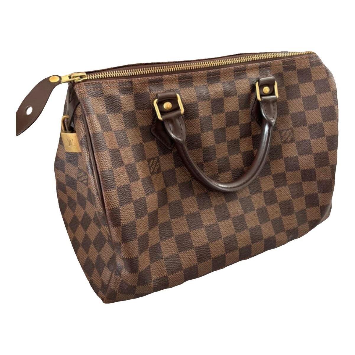 Speedy leather handbag