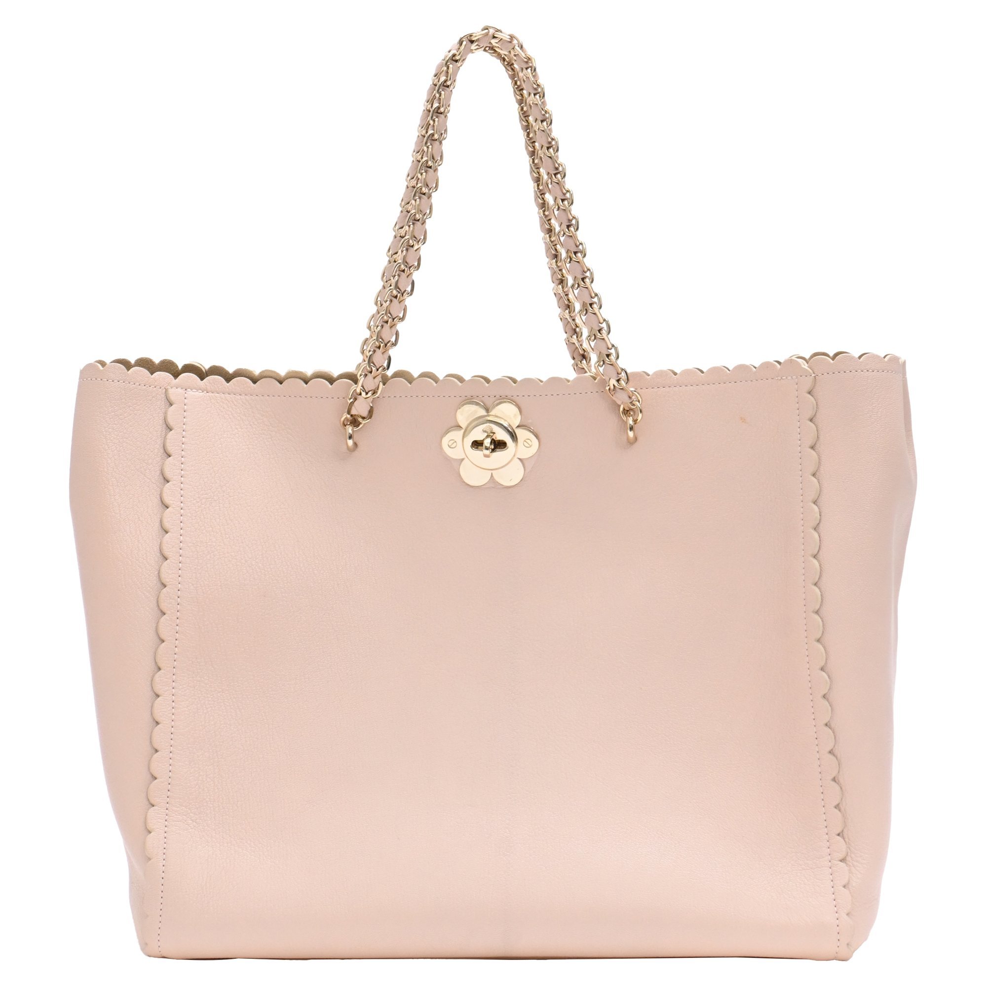 Leather tote