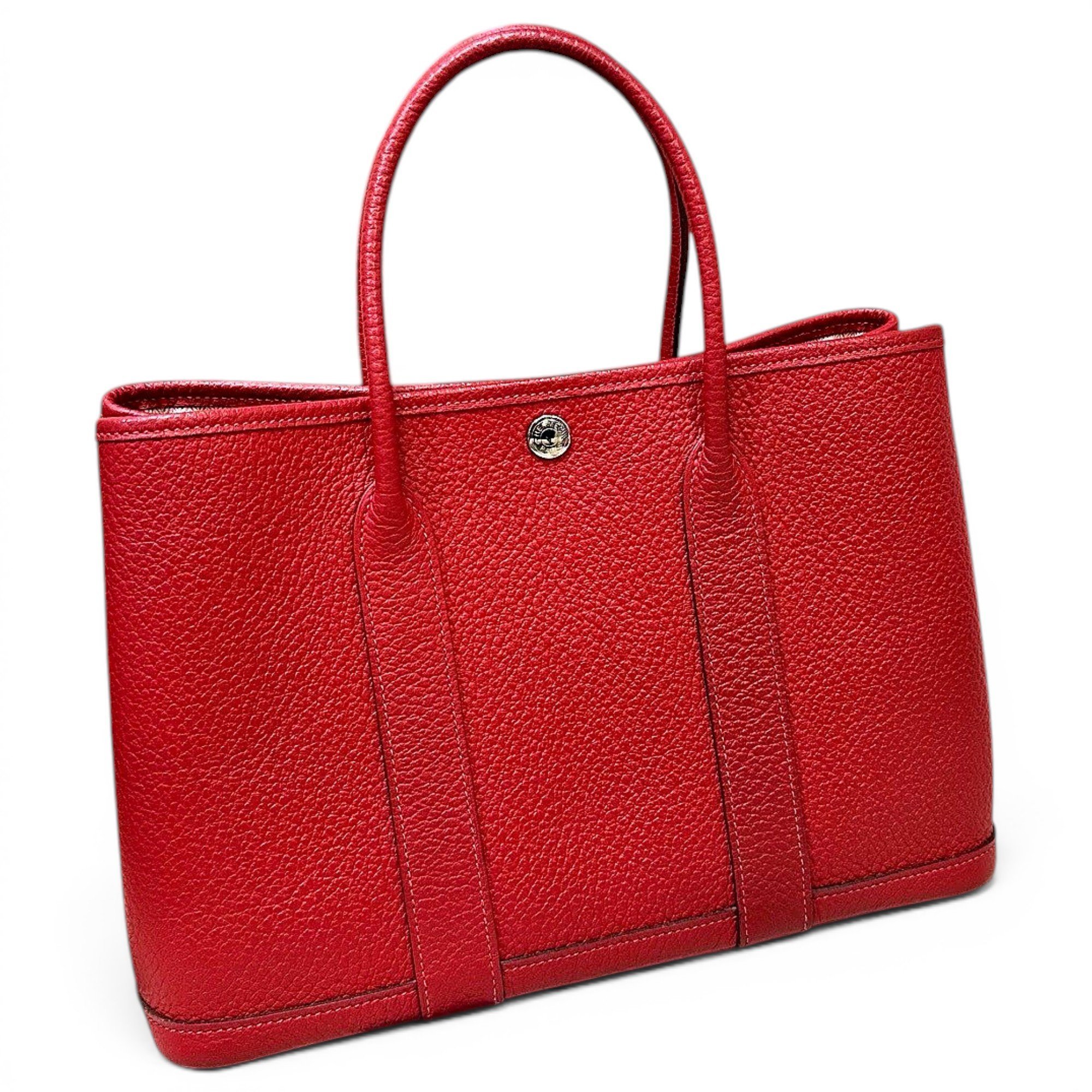 Garden Party leather handbag