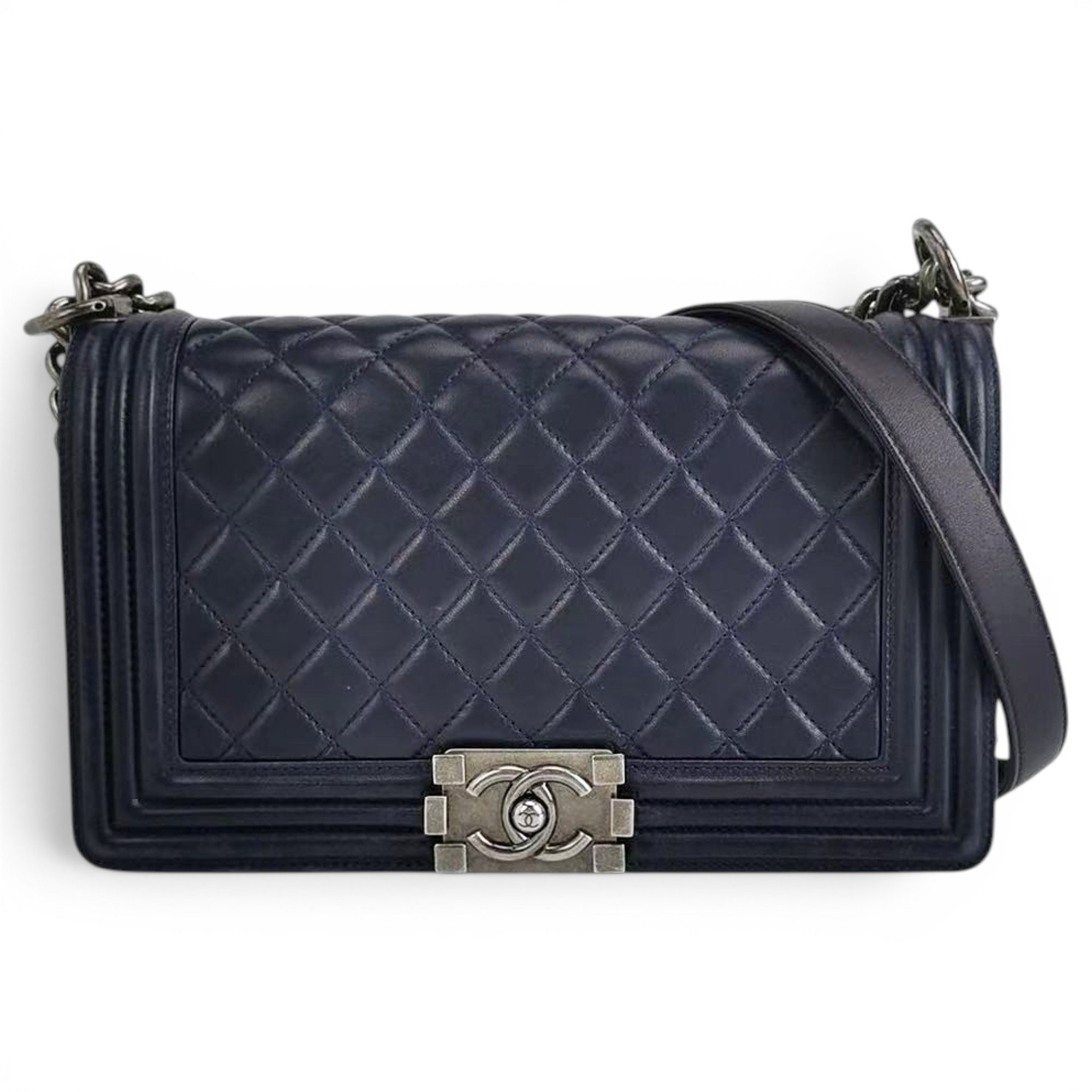 Boy leather crossbody bag