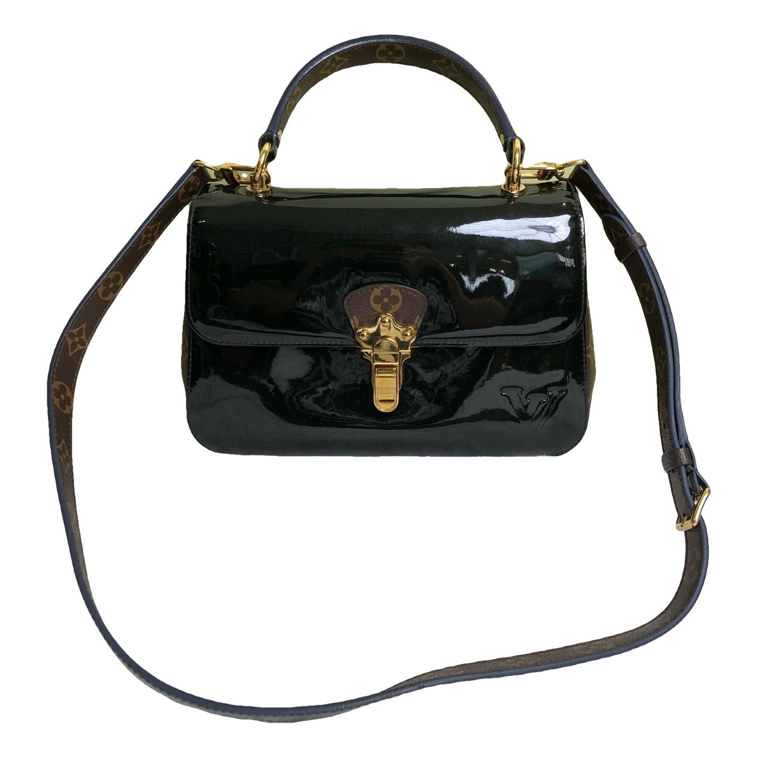 Cherrywood leather handbag