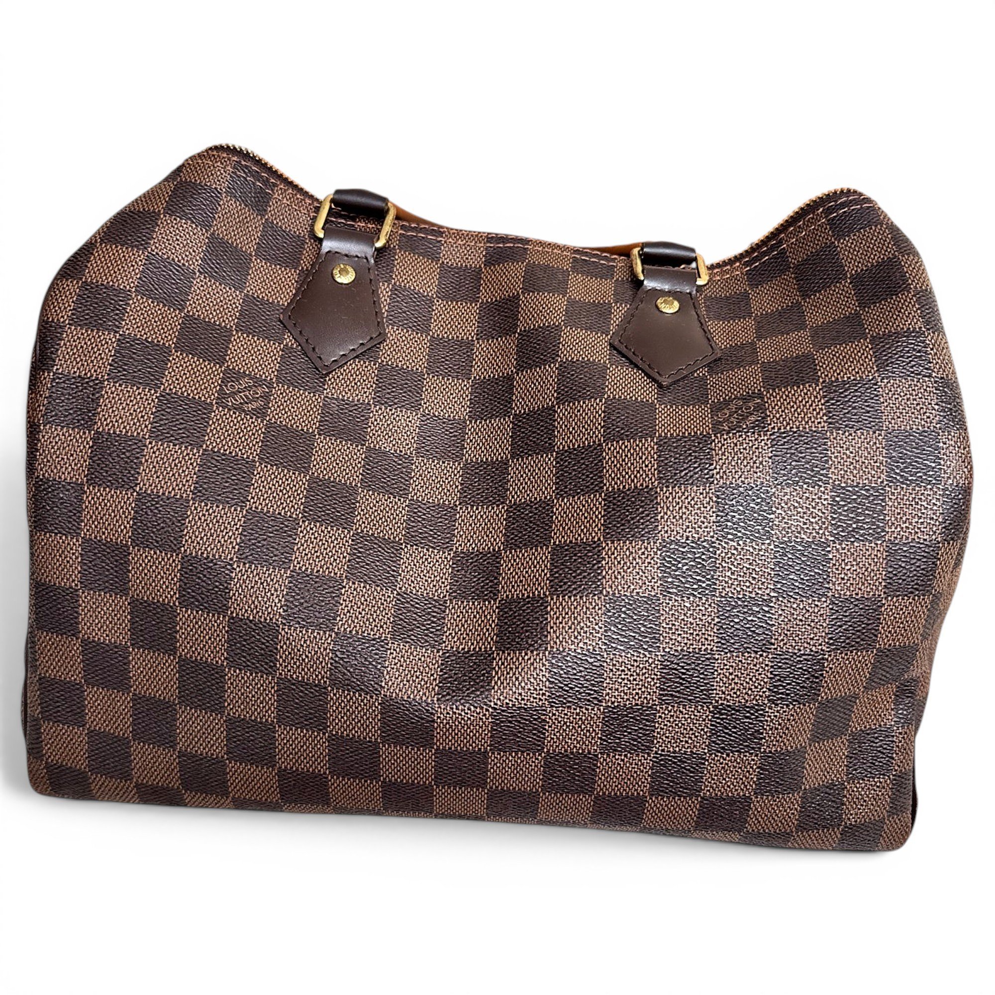 Speedy leather handbag