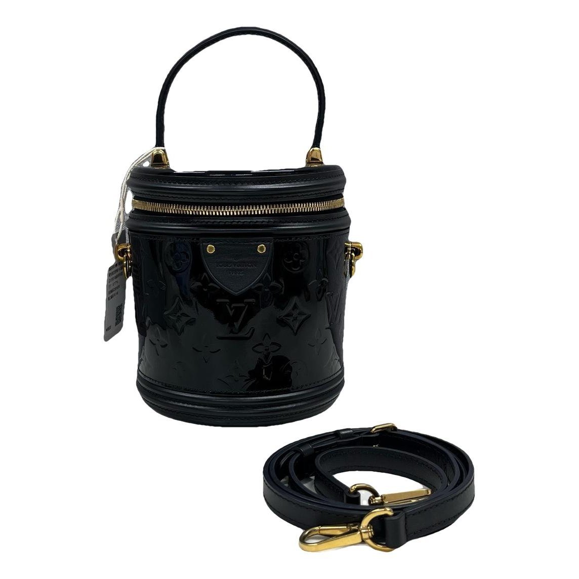 Patent leather handbag