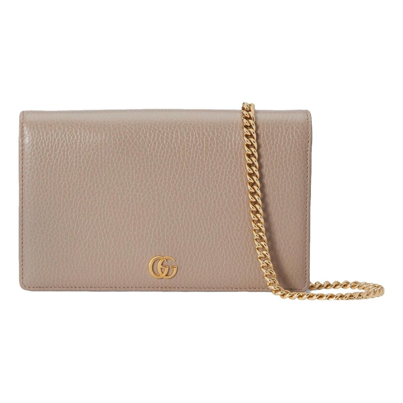 GG Marmont Chain Flap Wallet leather crossbody bag
