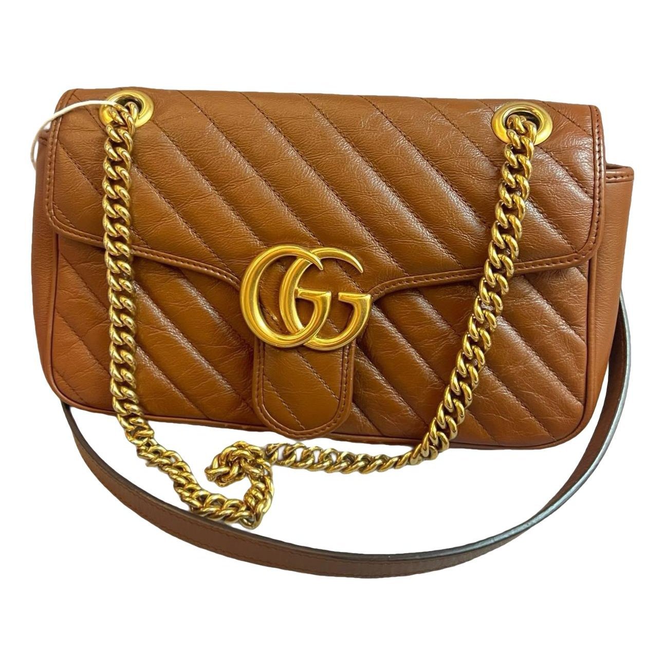 GG Marmont Flap leather crossbody bag