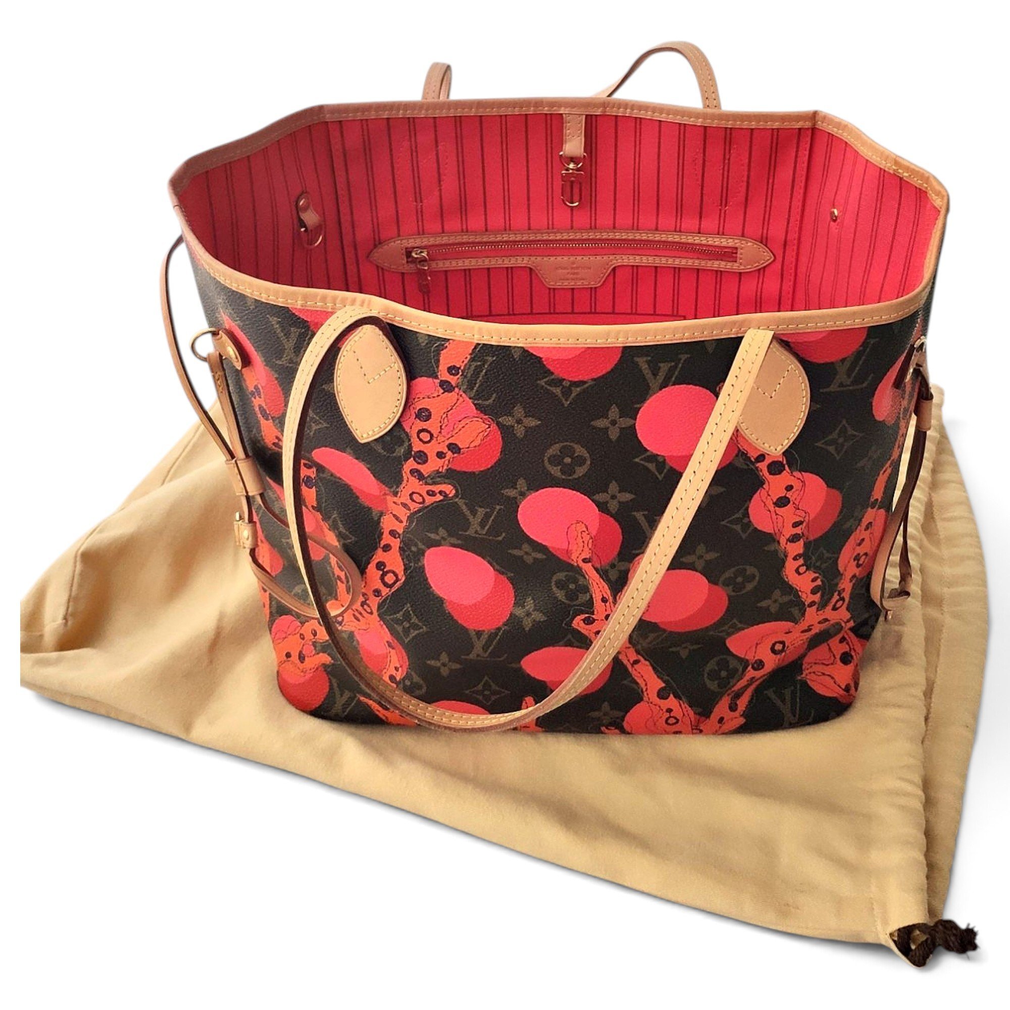 Neverfull leather tote