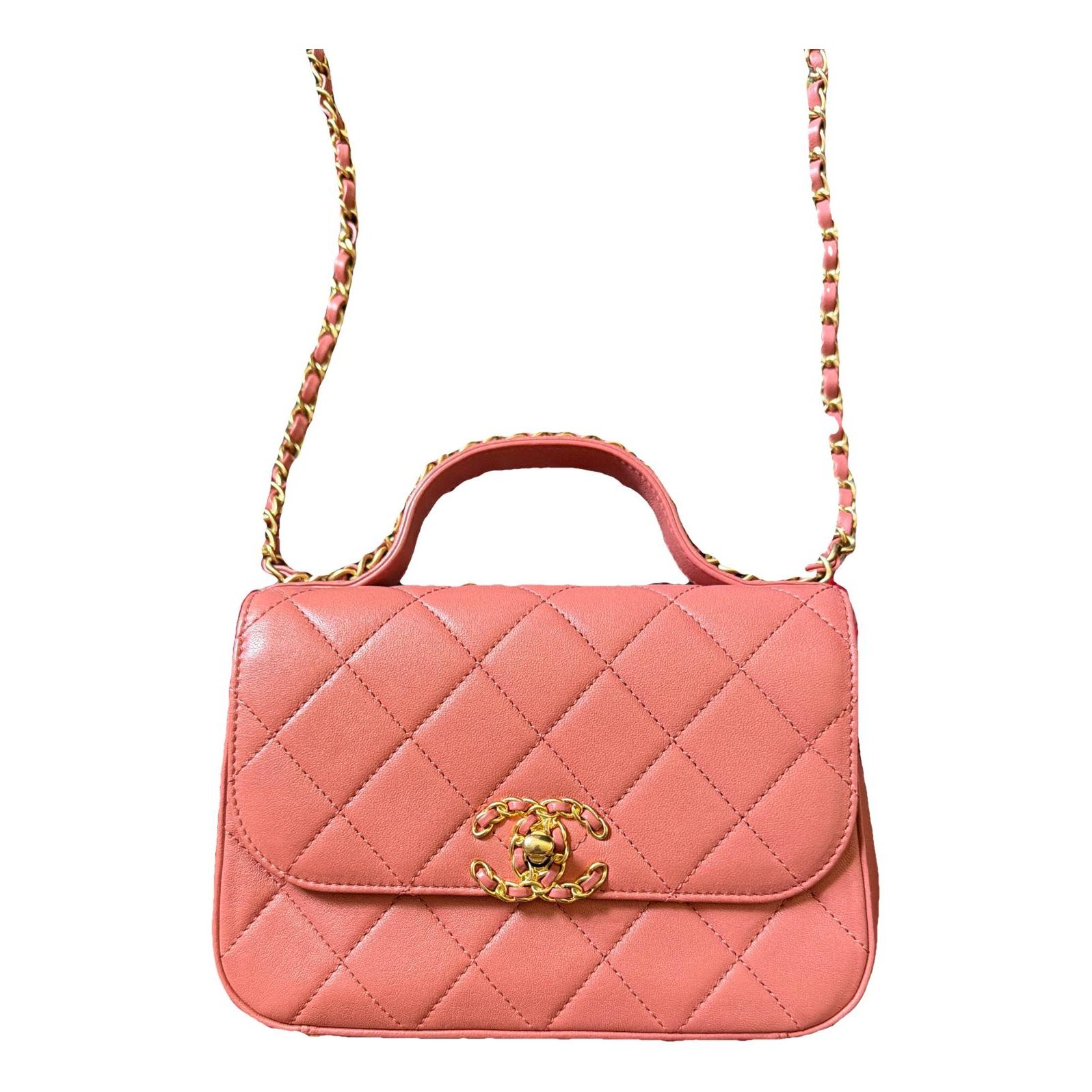 Chain Infinity leather handbag