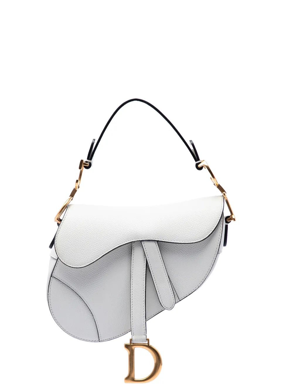 Dior 2019 Mini Grained Calfskin Saddle Bag satchel