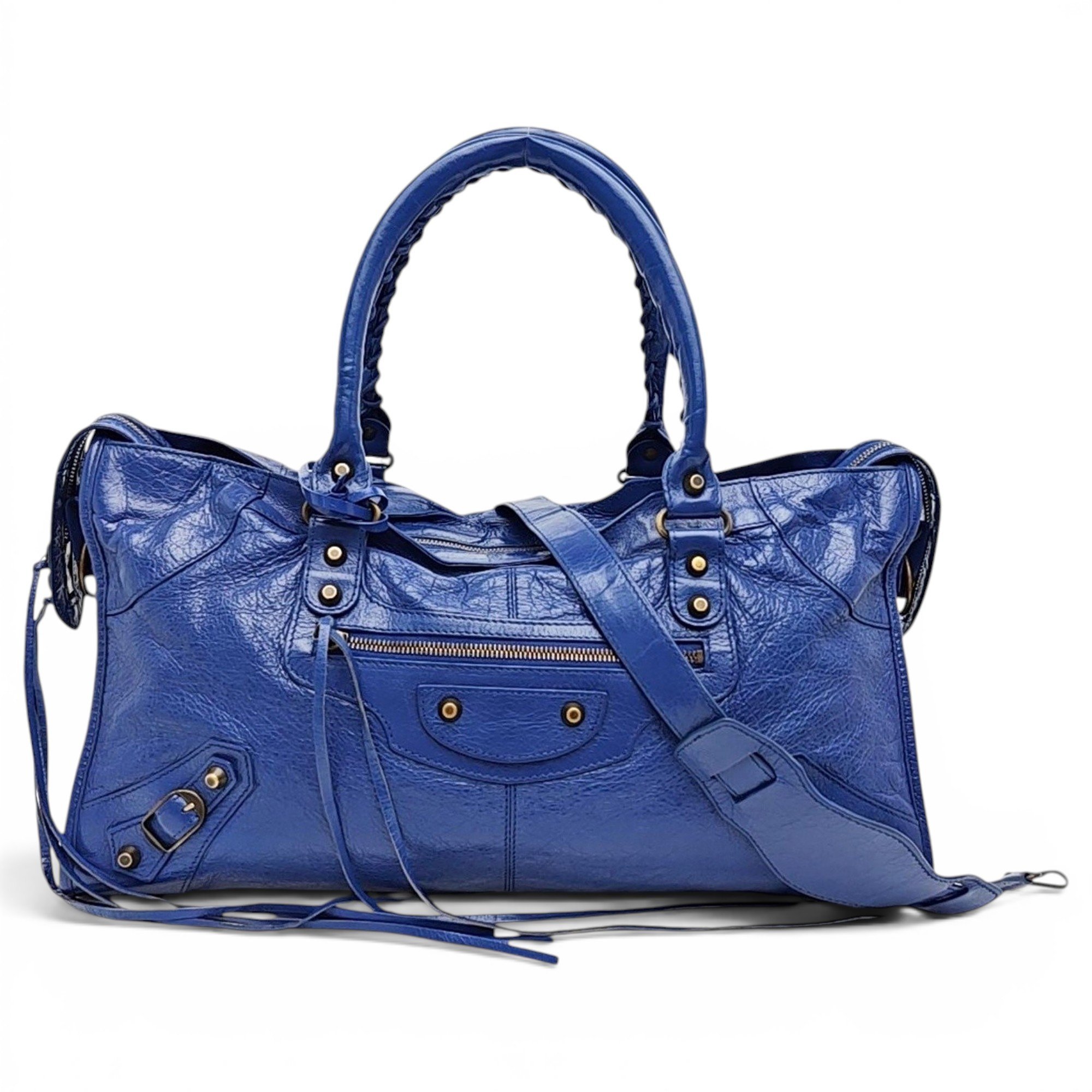 Leather handbag