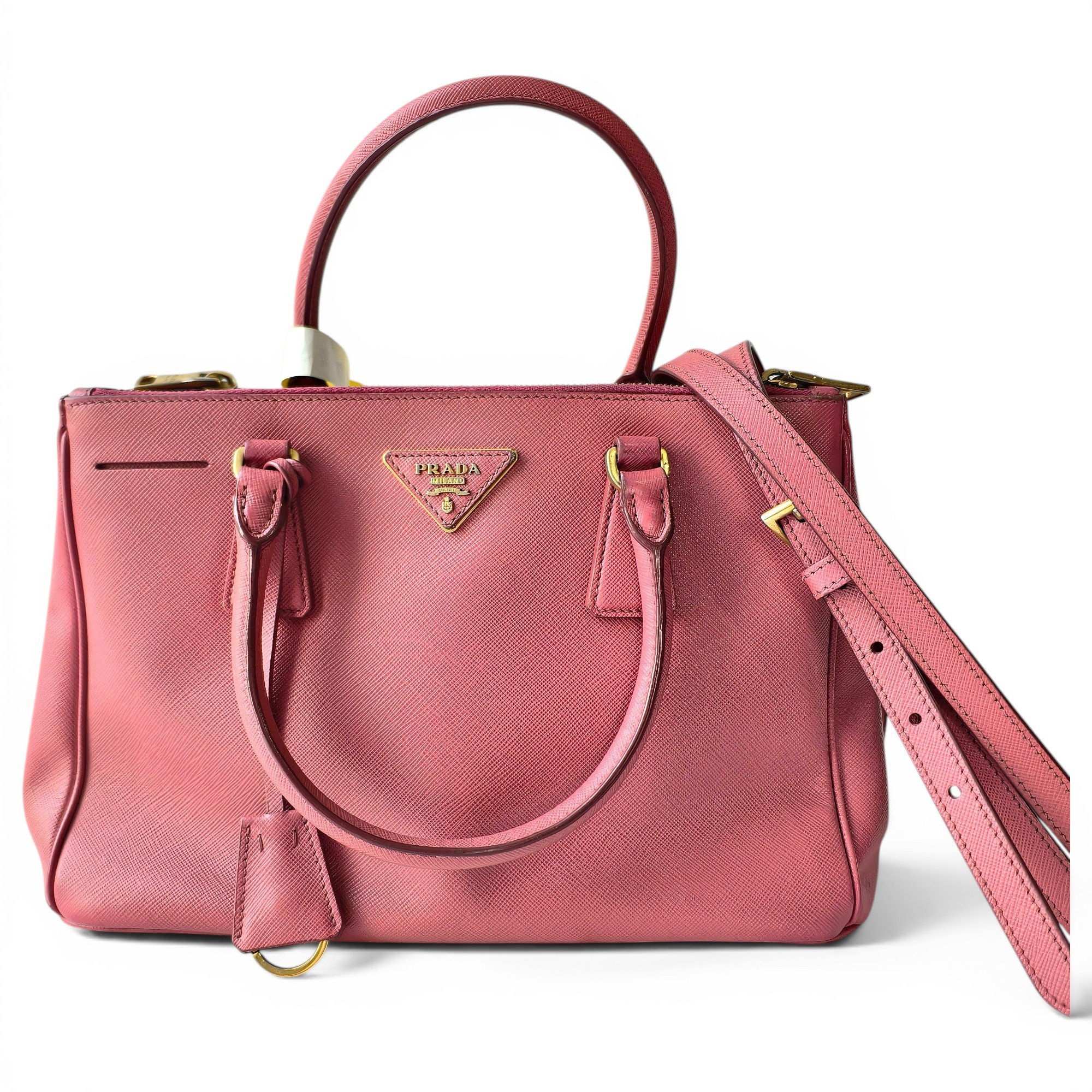 Galleria leather handbag