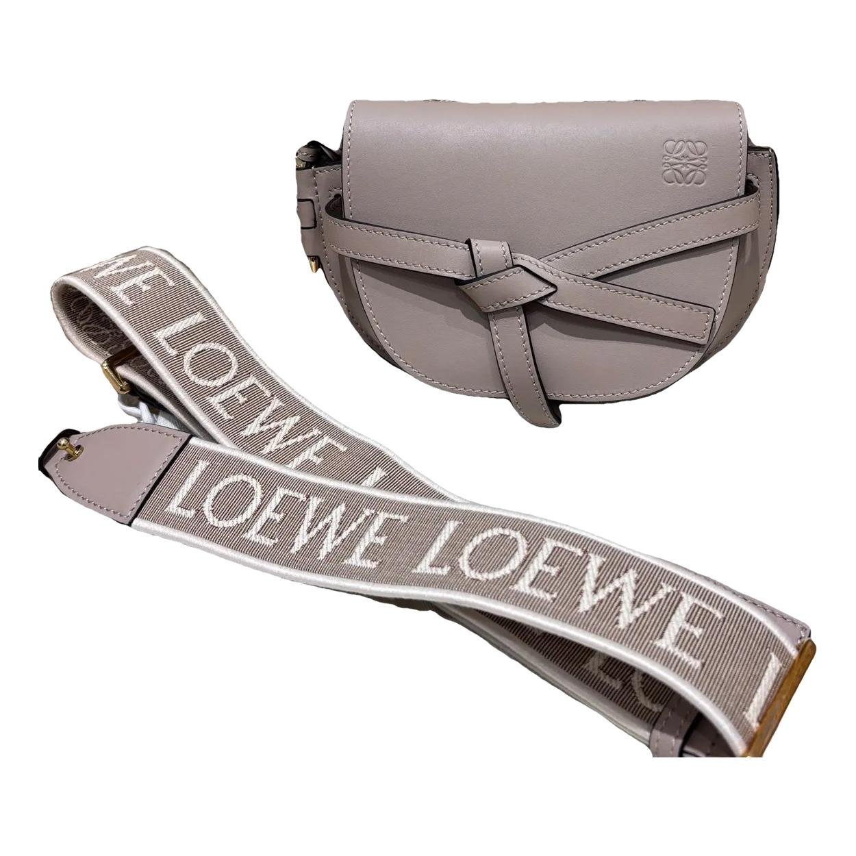 Gate leather crossbody bag