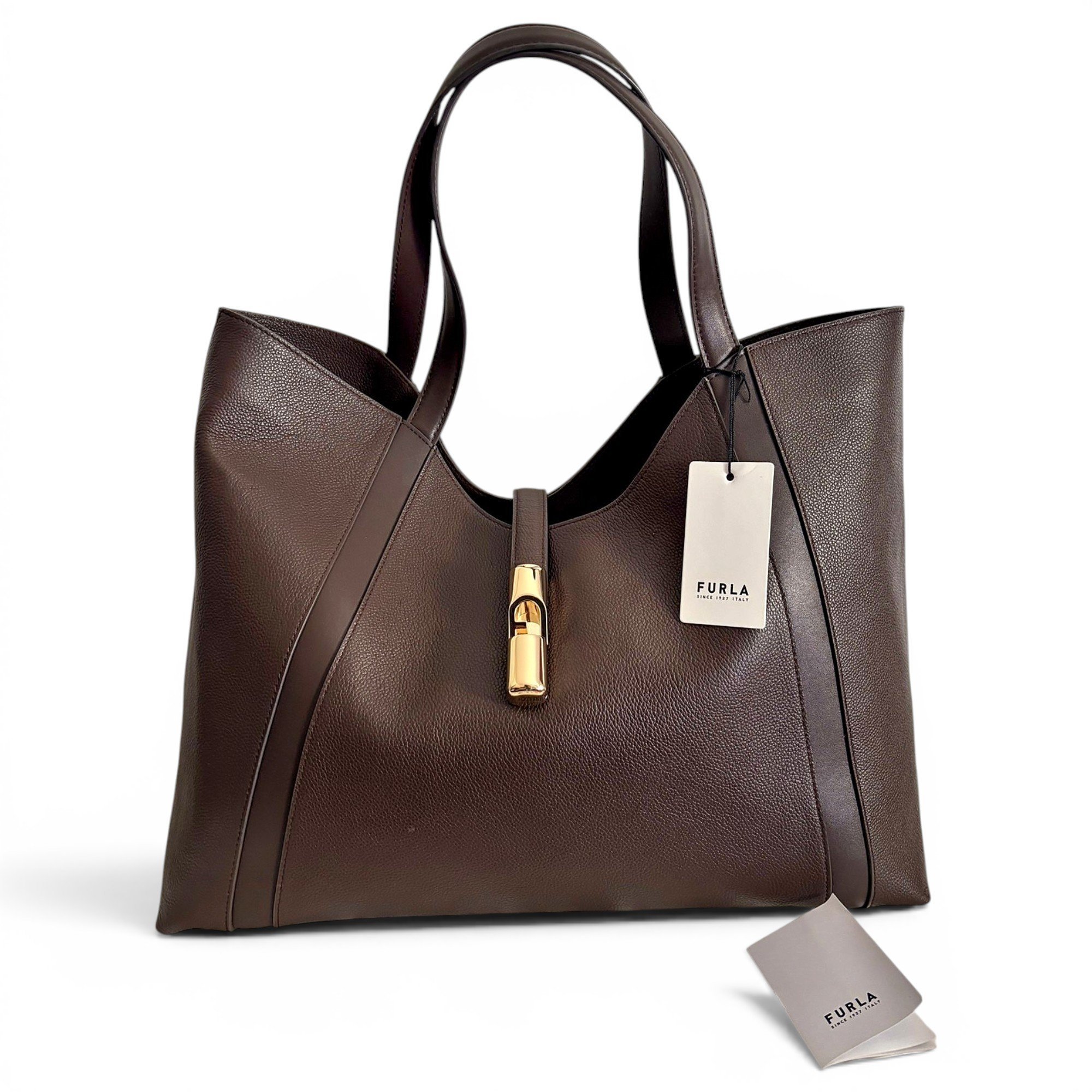 Leather tote