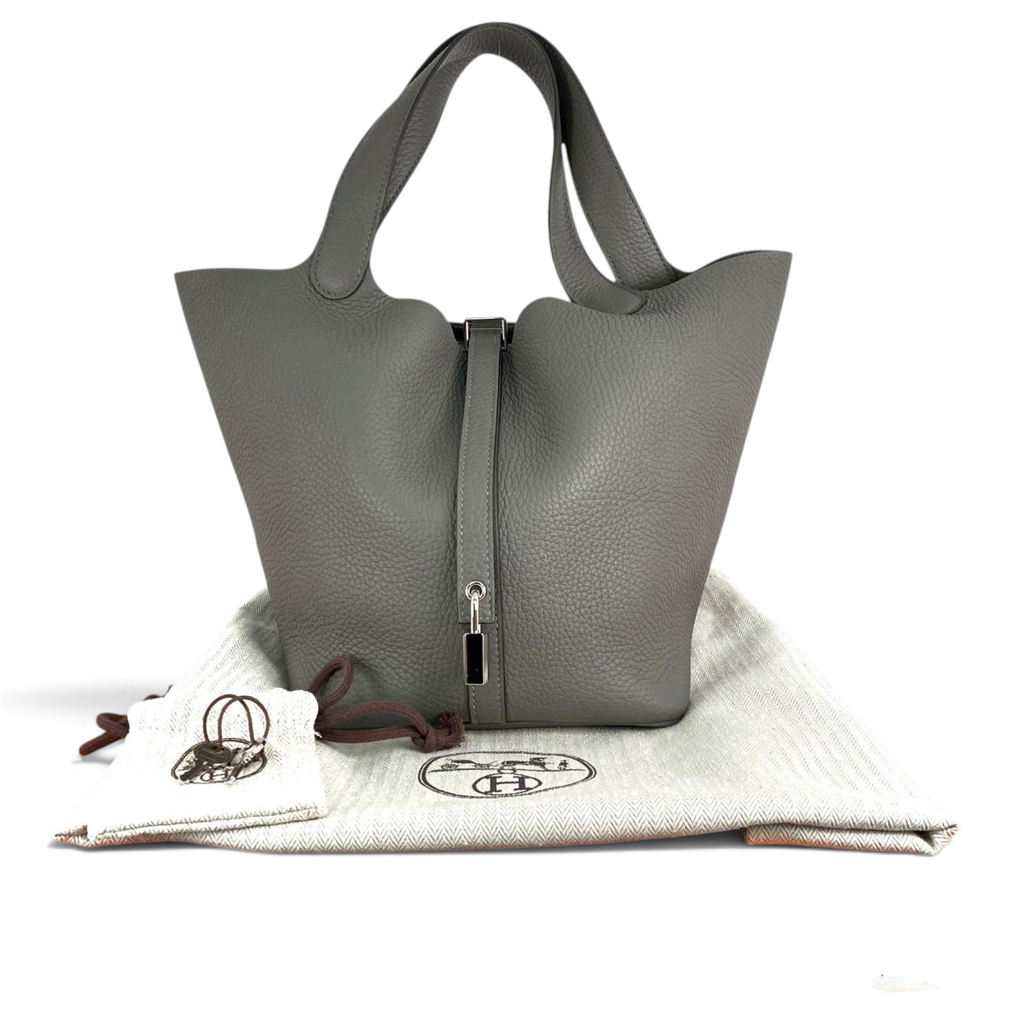 Picotin leather handbag