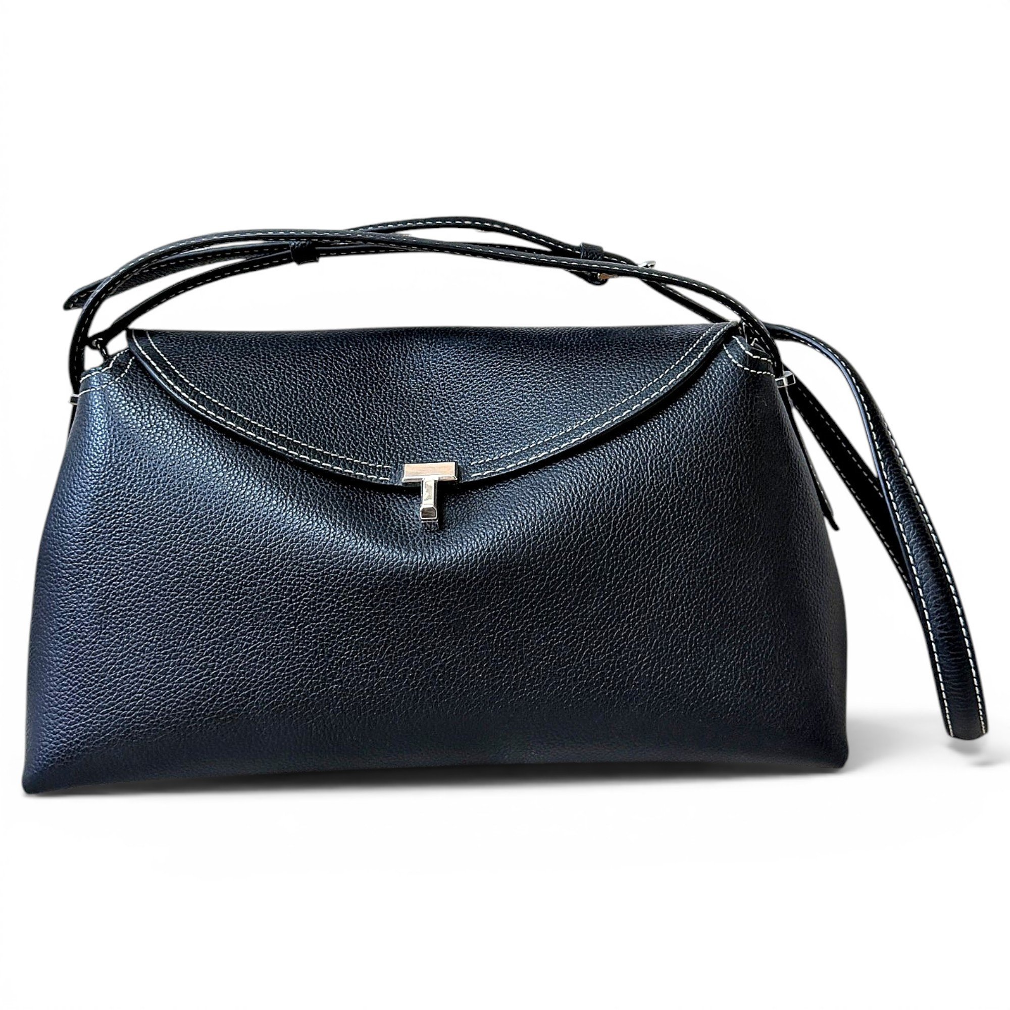 Toteme T-Lock leather handbag
