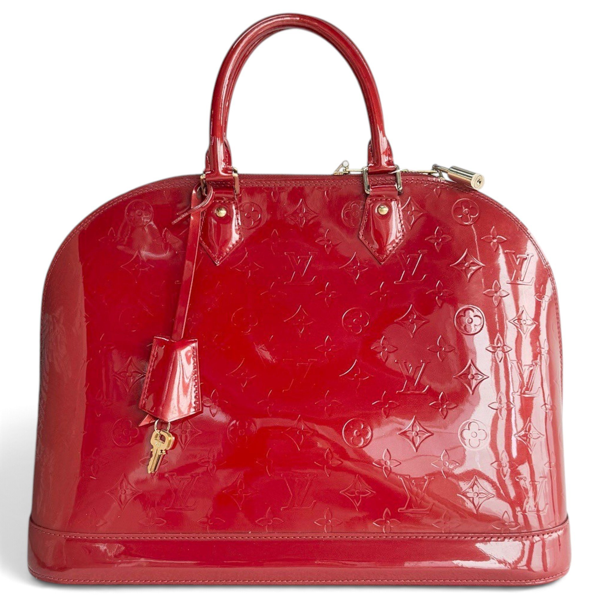 Alma patent leather handbag