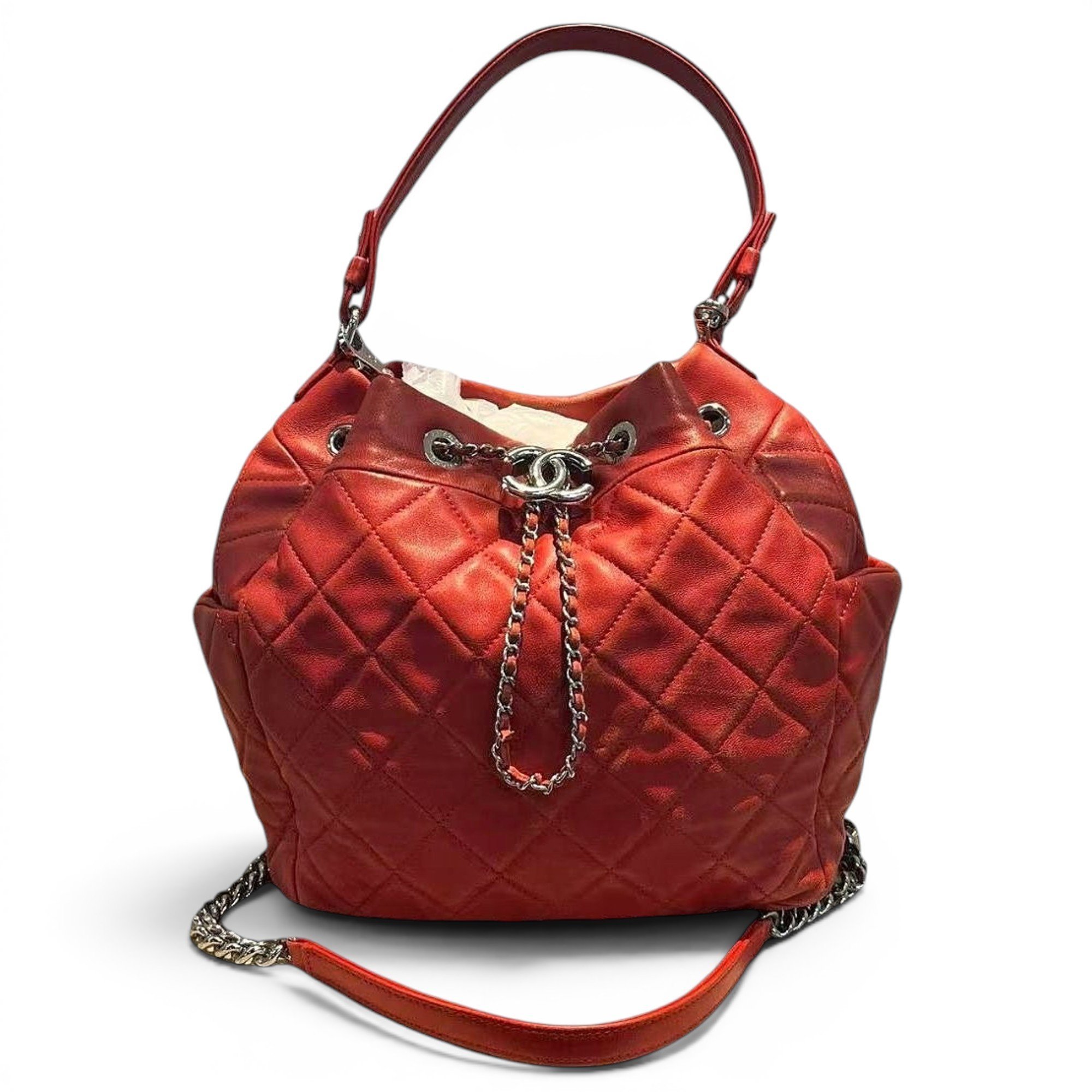 Gabrielle Bucket leather handbag