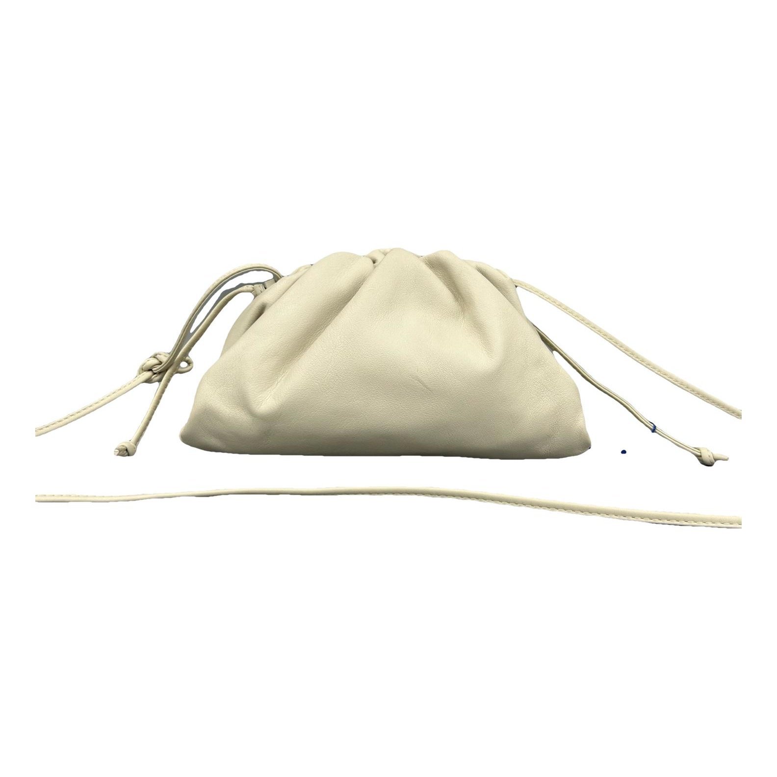 Pouch leather handbag
