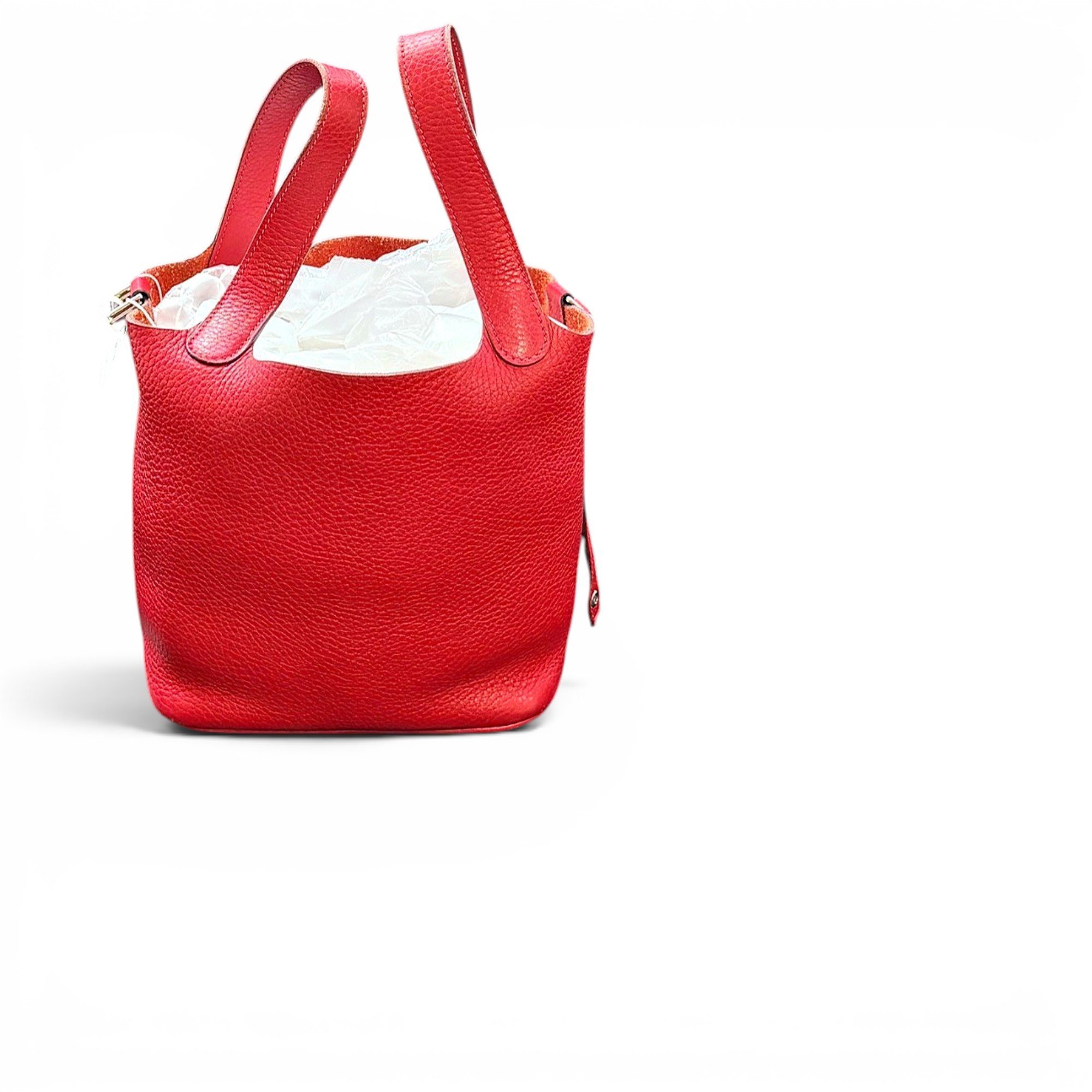 Picotin leather handbag