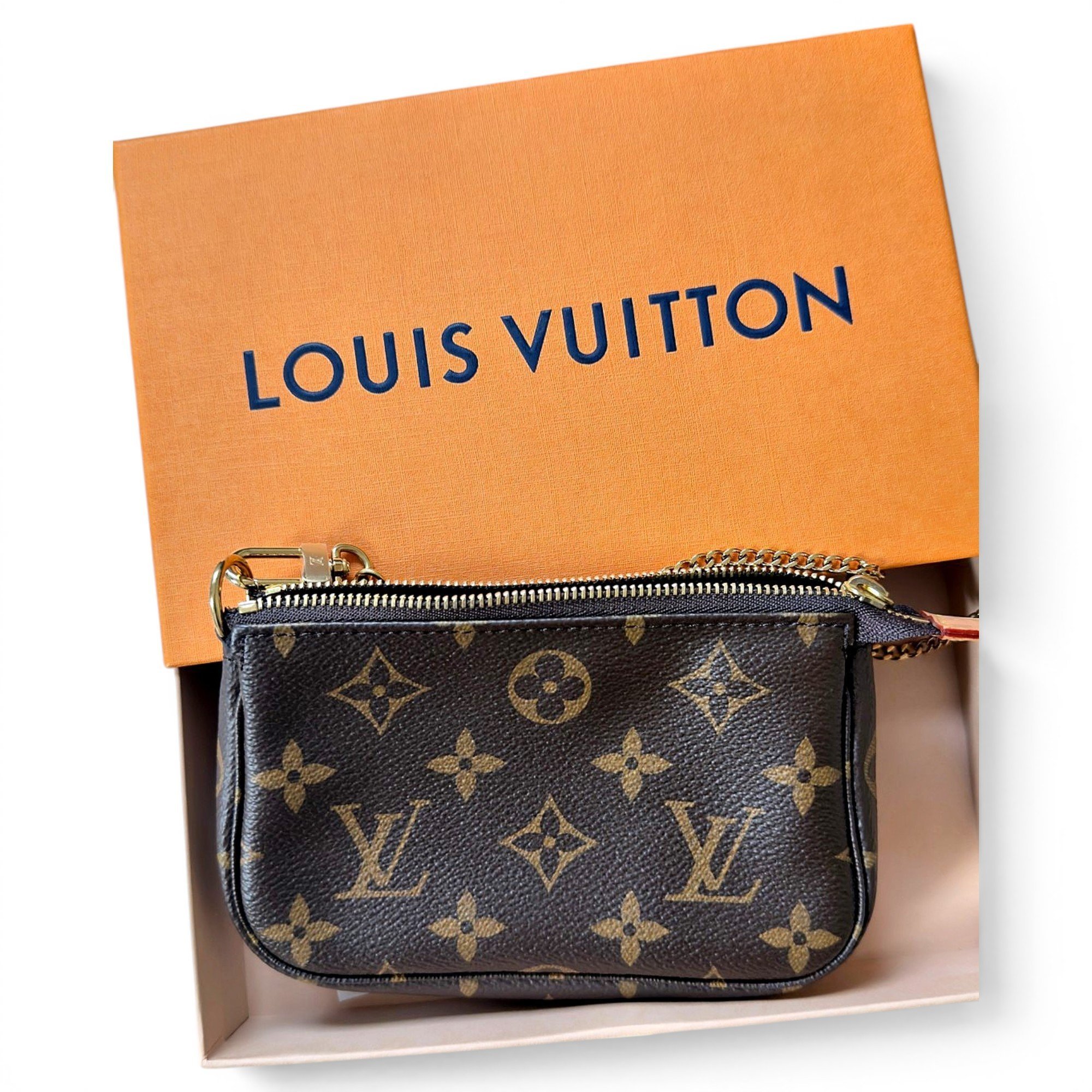 Pochette Accessoire leather mini bag