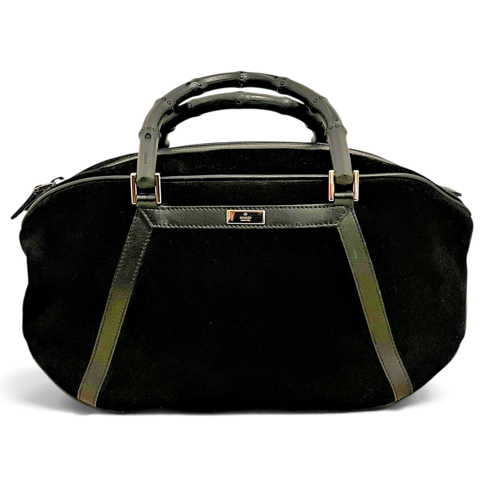 Vintage Bamboo leather tote