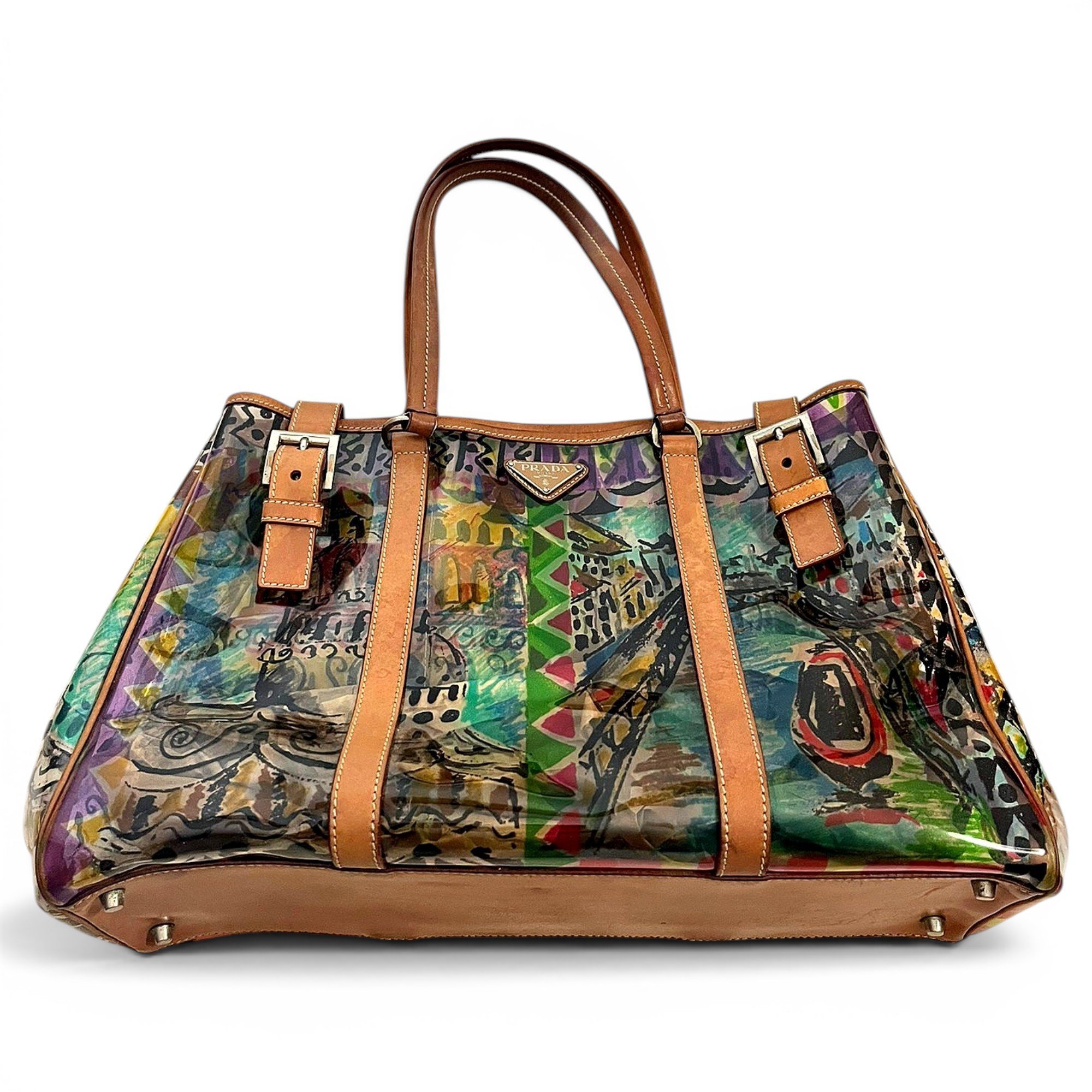 Plexi Bag leather handbag
