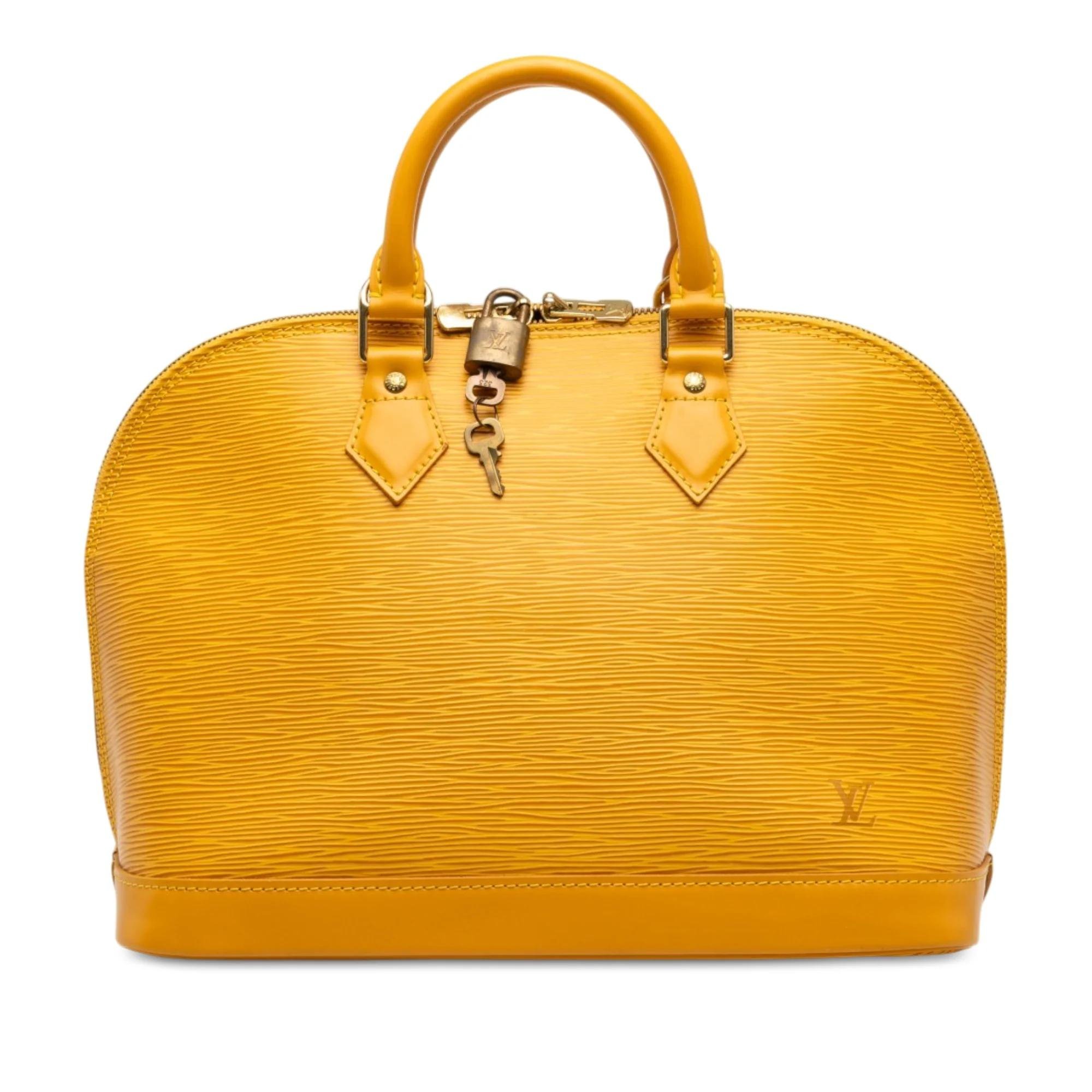 Alma leather handbag