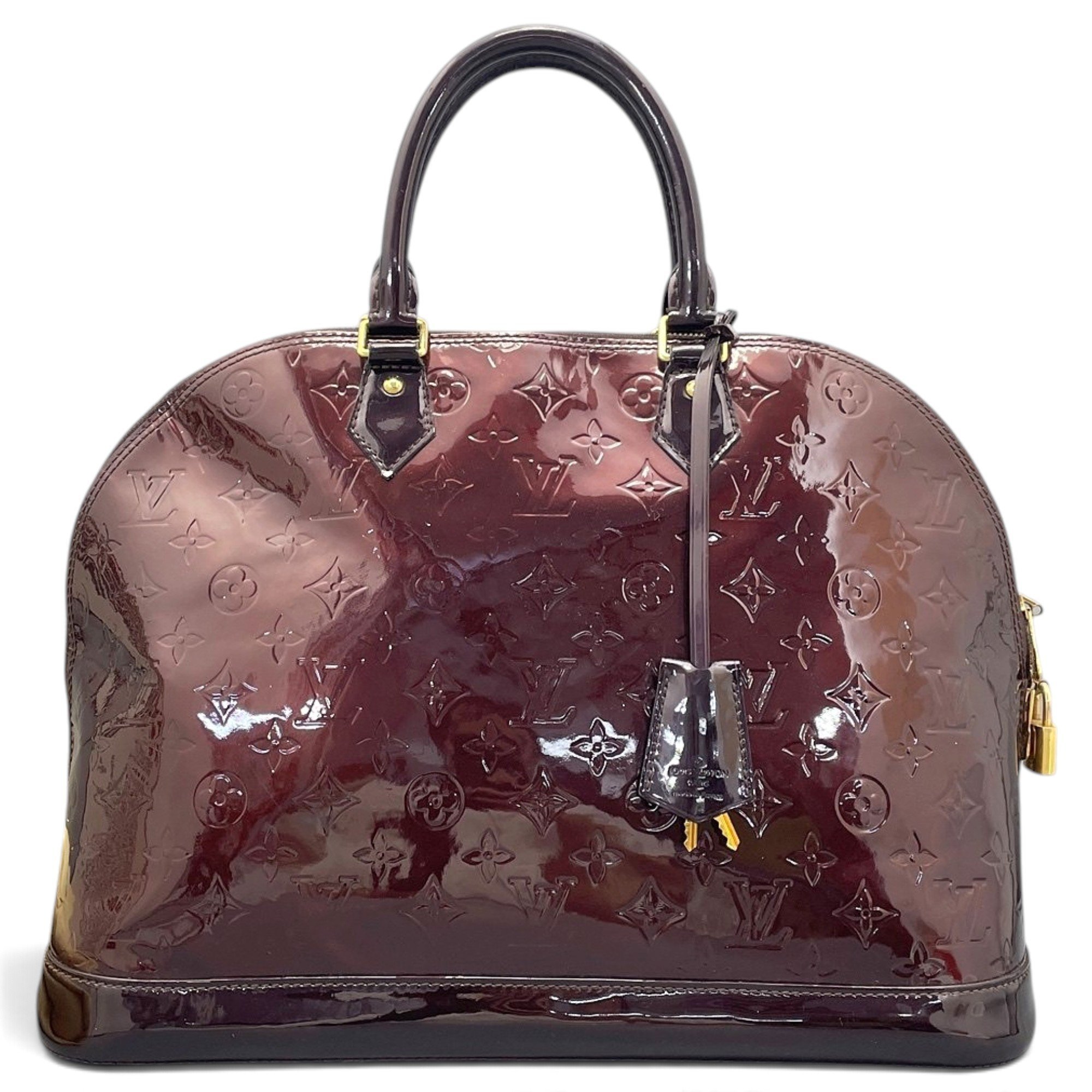 Alma patent leather handbag
