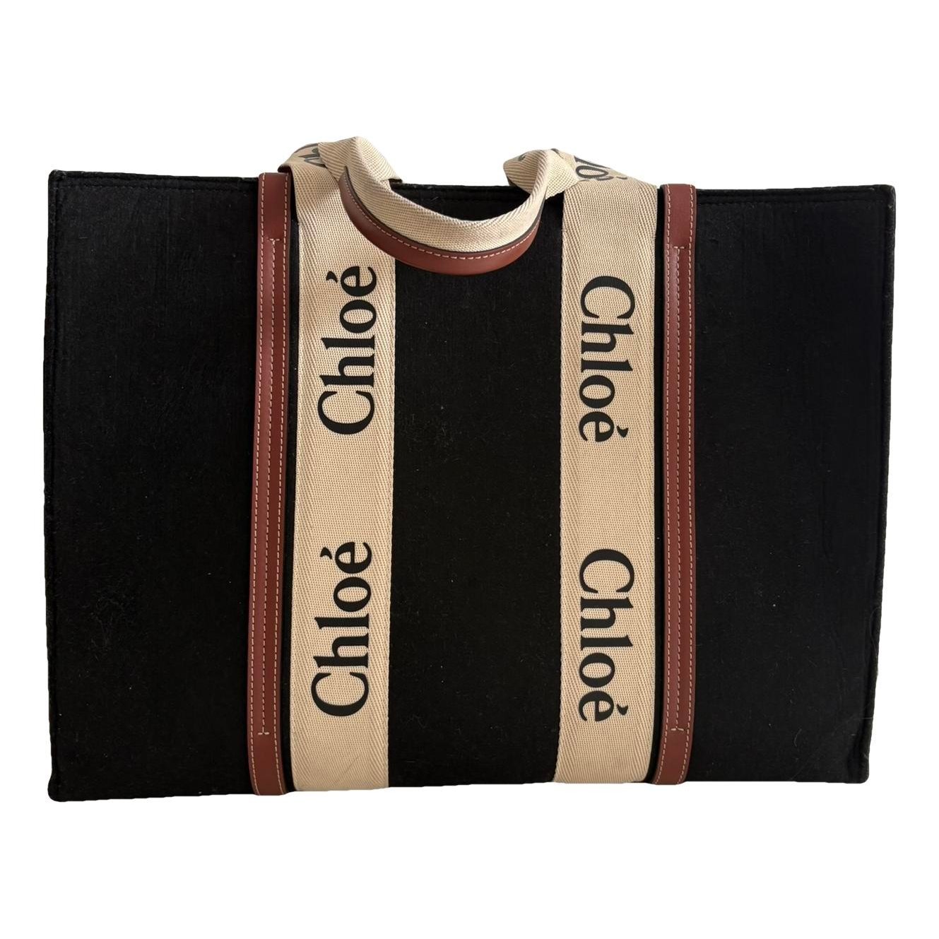 Woody wool tote